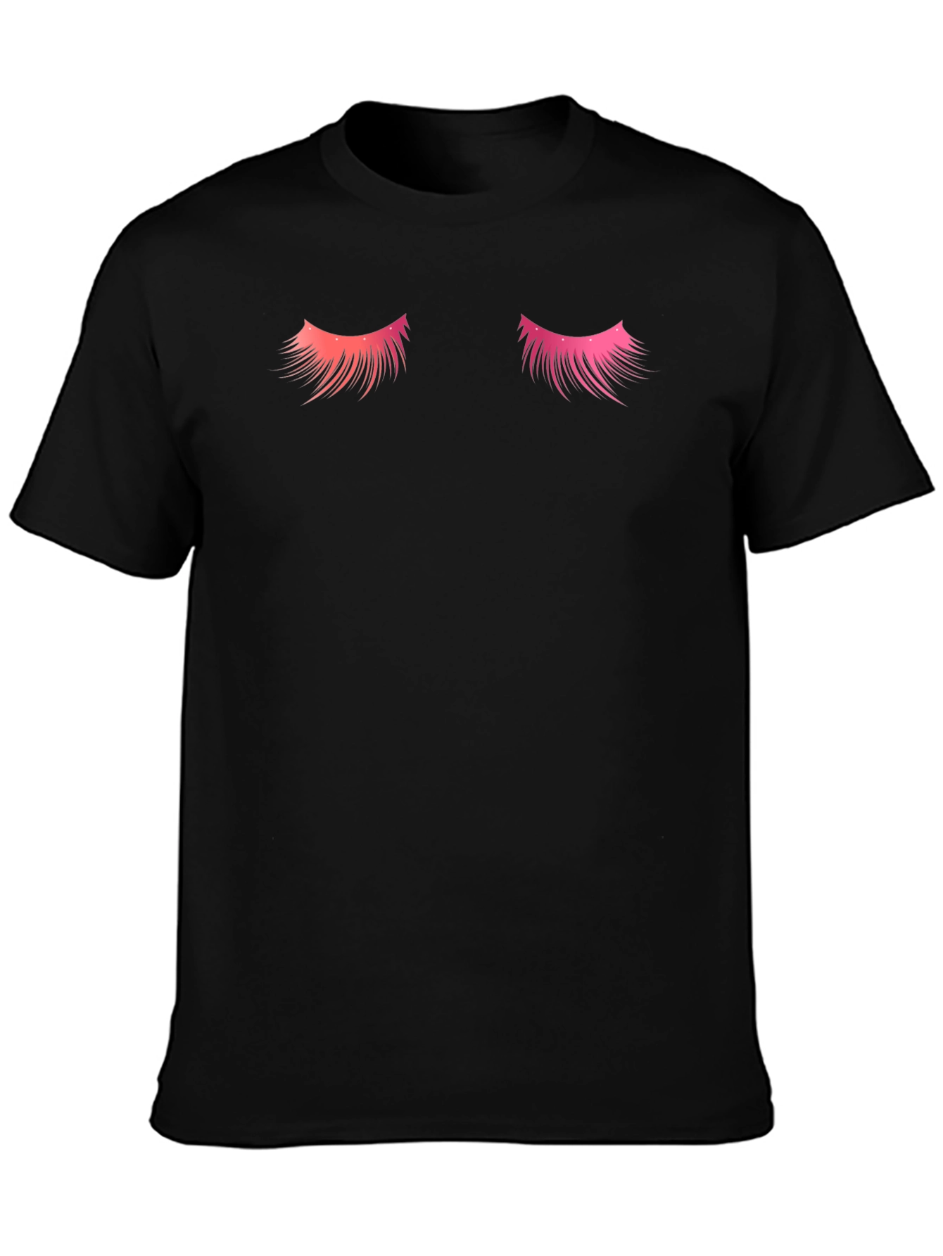 Black Eyelash Graphic Tee - Stylish & Unique Design view 3
