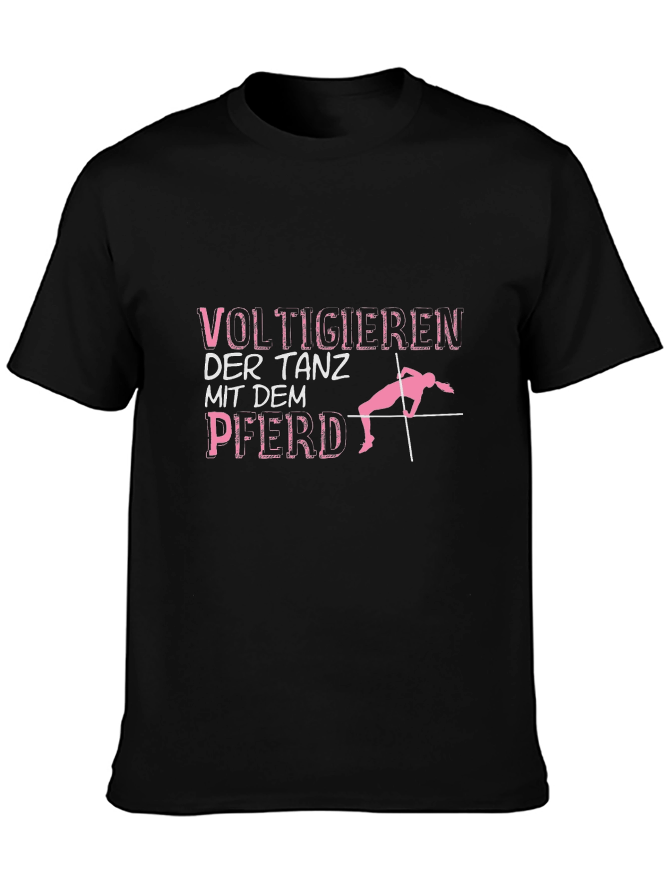 Black Voltigieren Tanz T-Shirt view 3