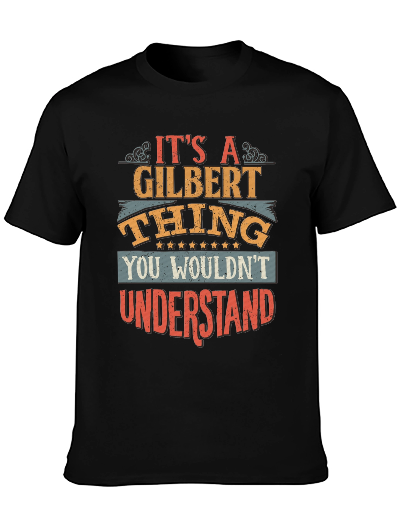 Black Gilbert Thing T-Shirt - You Wouldn't Understand view 3