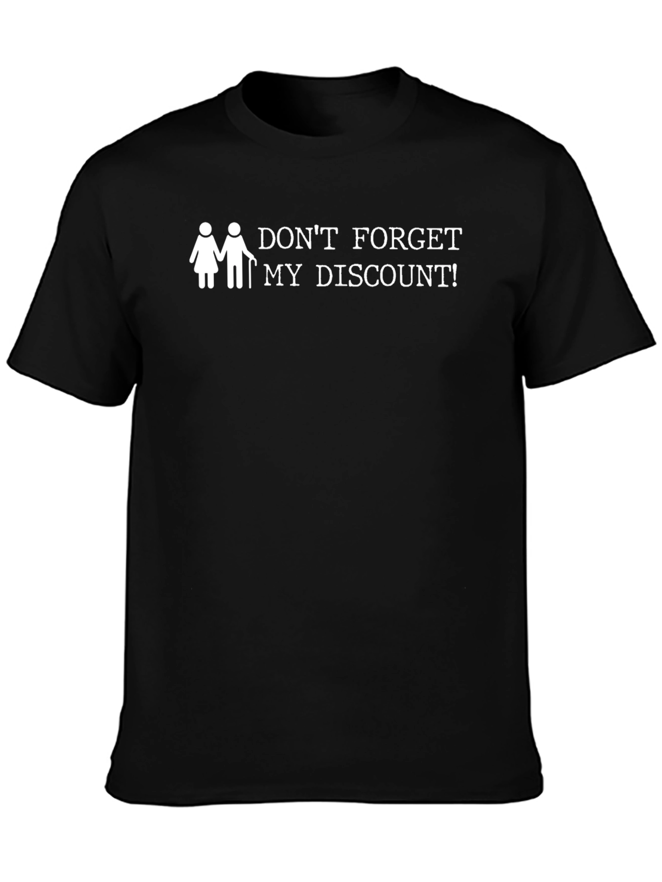 Black Don't Forget My Discount Black Tee view 3