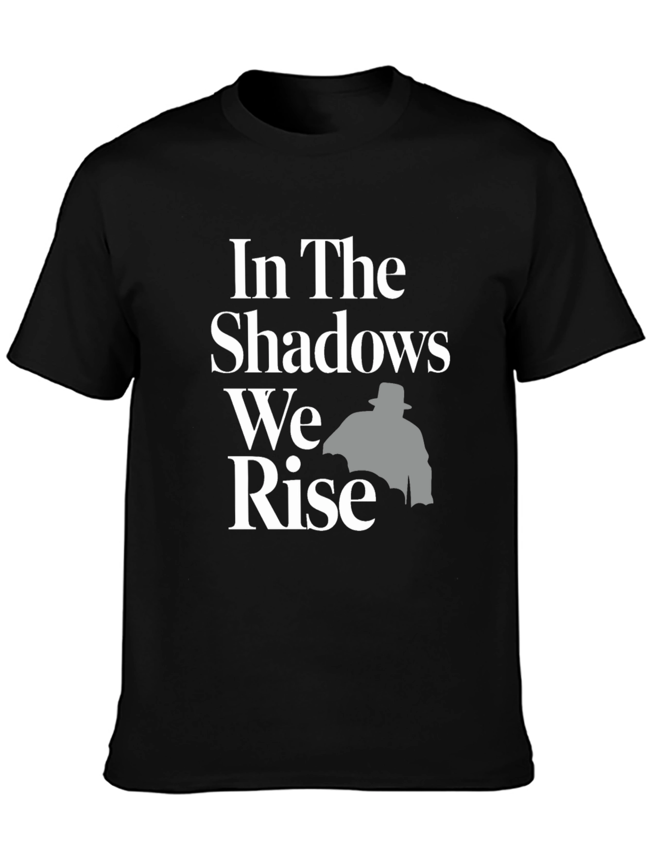 Black In the Shadows We Rise Graphic T-Shirt view 3