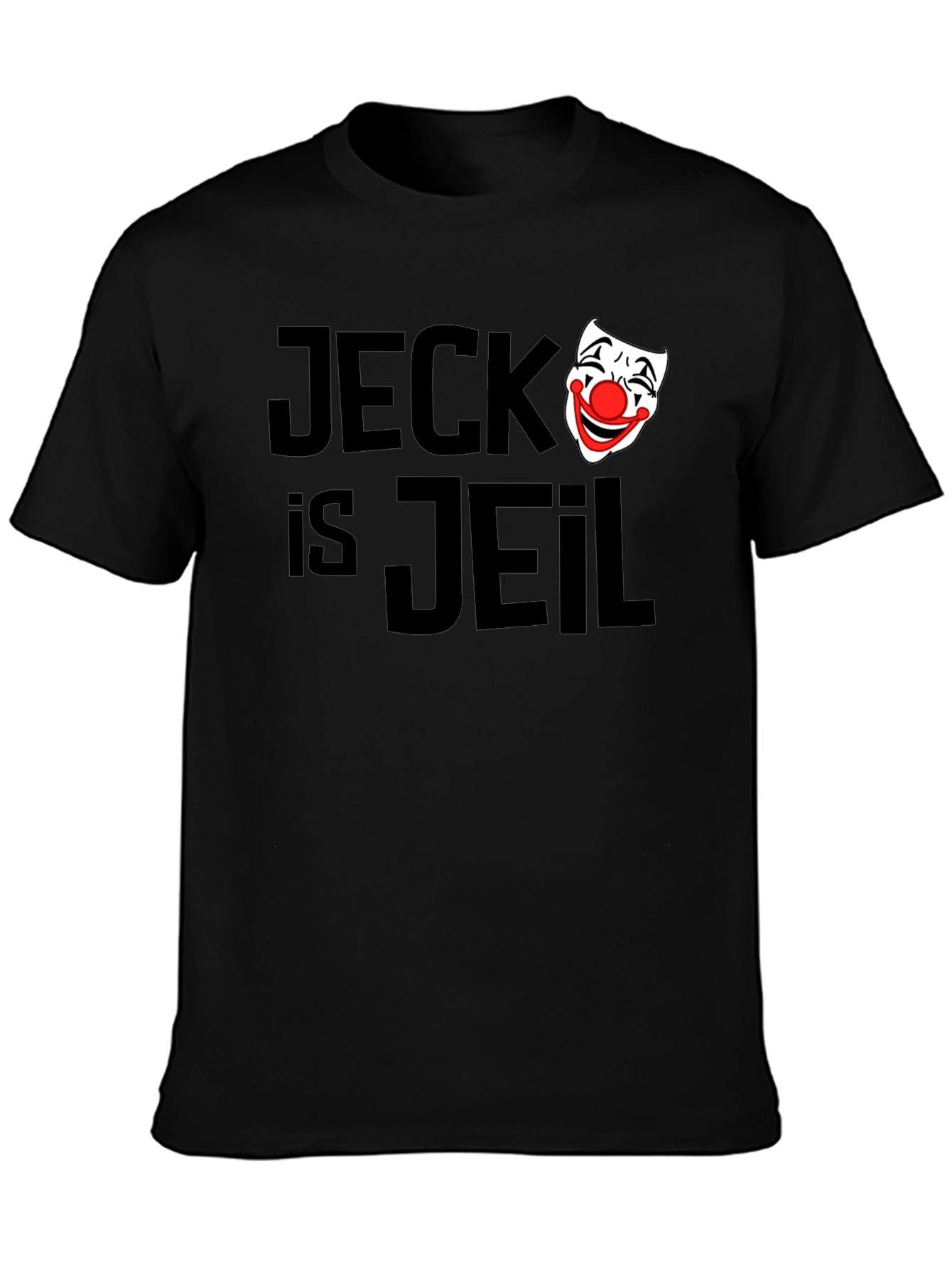 Black Jeck is Jeil Funny T-Shirt view 3