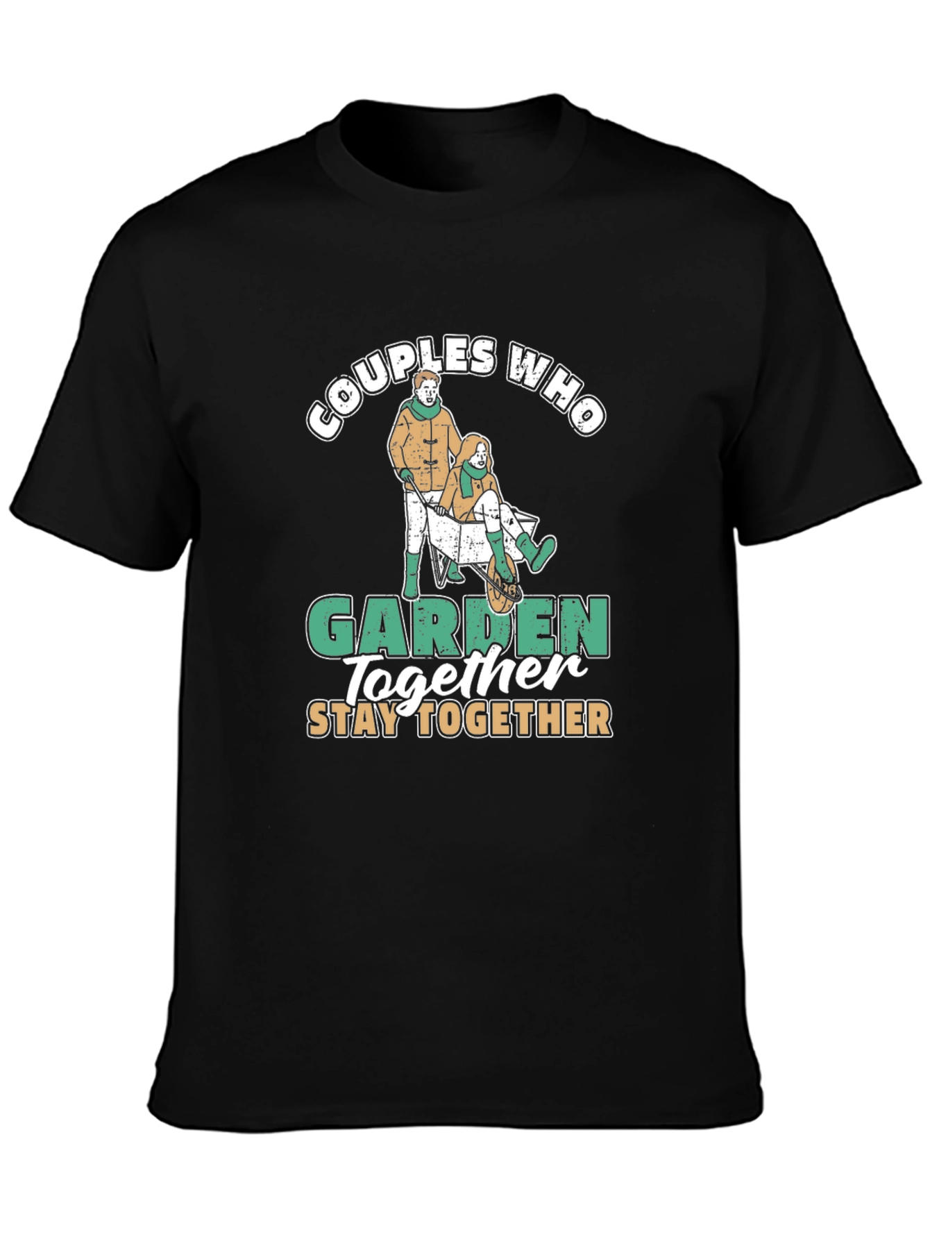 Black Couples Who Garden Together T-Shirt view 3