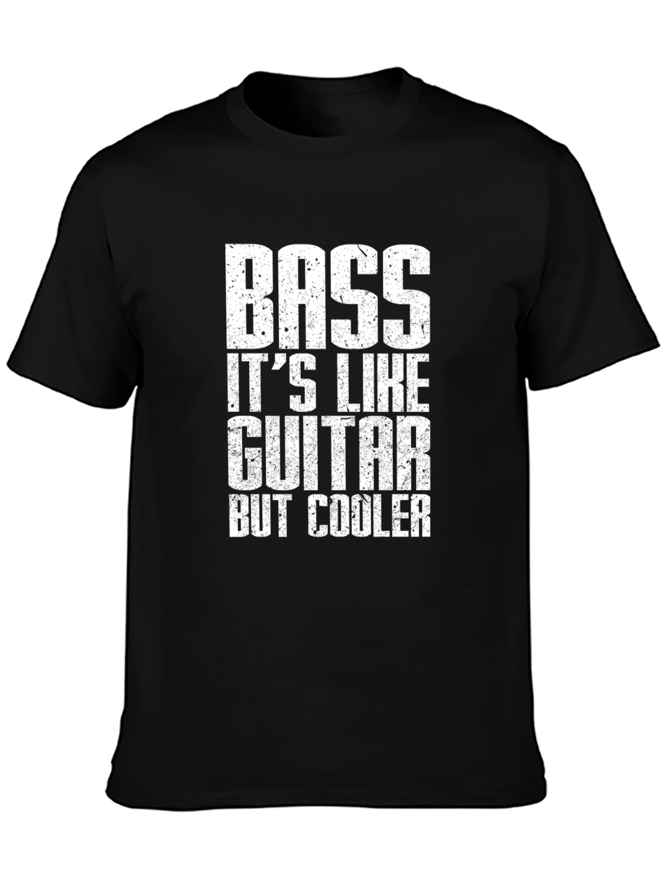 Black Bass is Cooler T-Shirt - Musician Humor Tee view 3