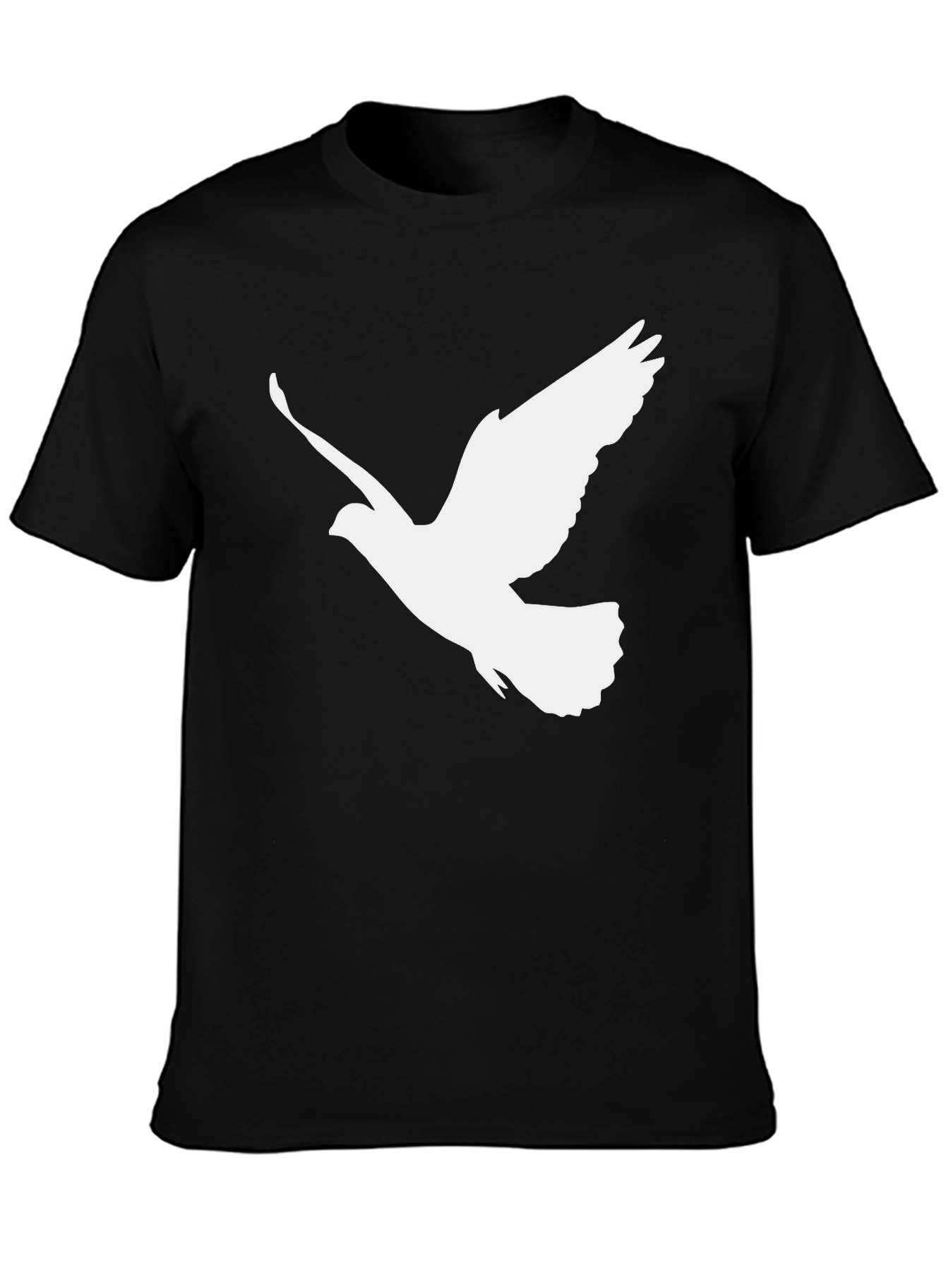 Black Dove Graphic Print Black T-Shirt view 3