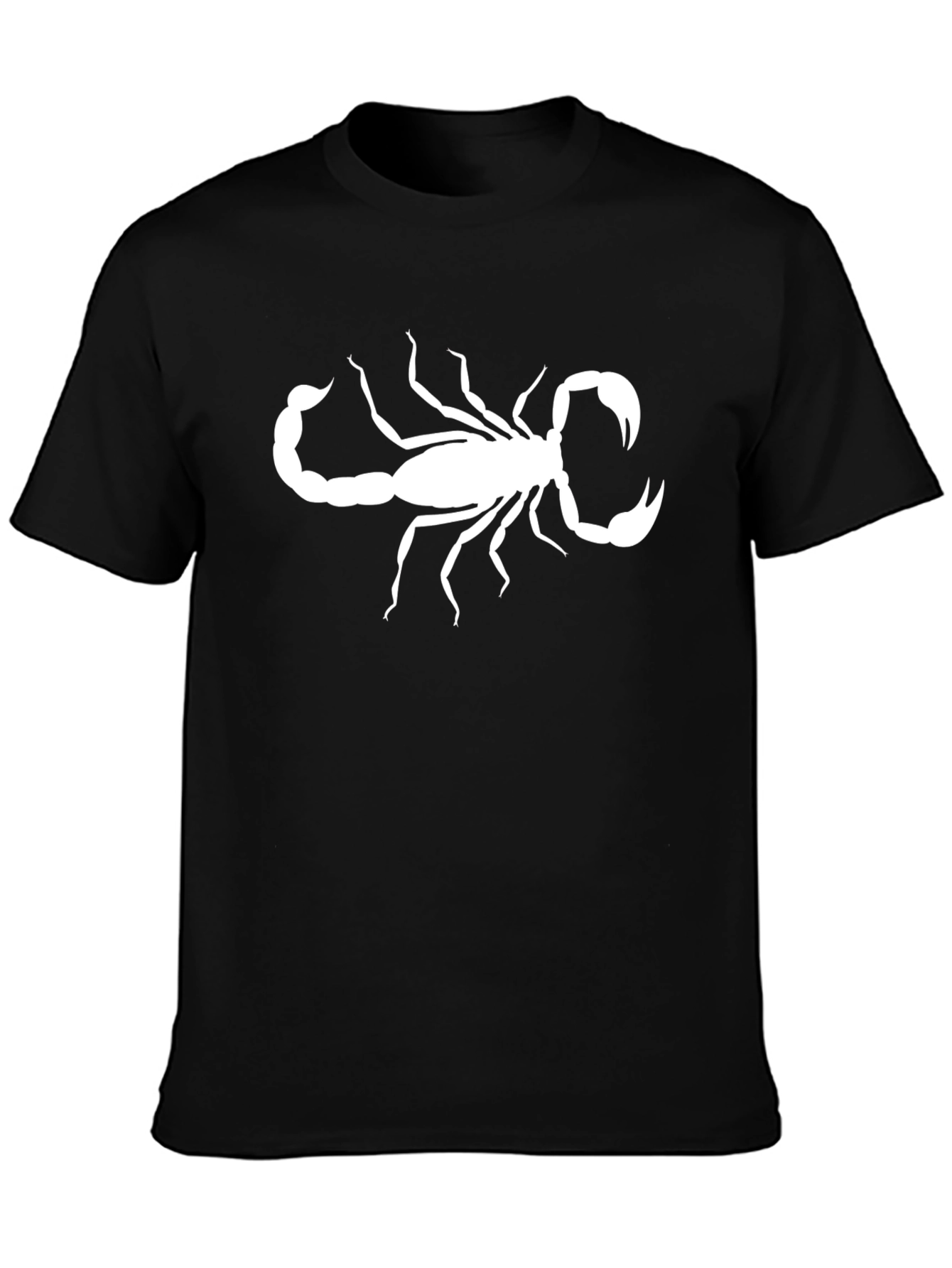 Black Scorpion Graphic Print Black T-Shirt view 3