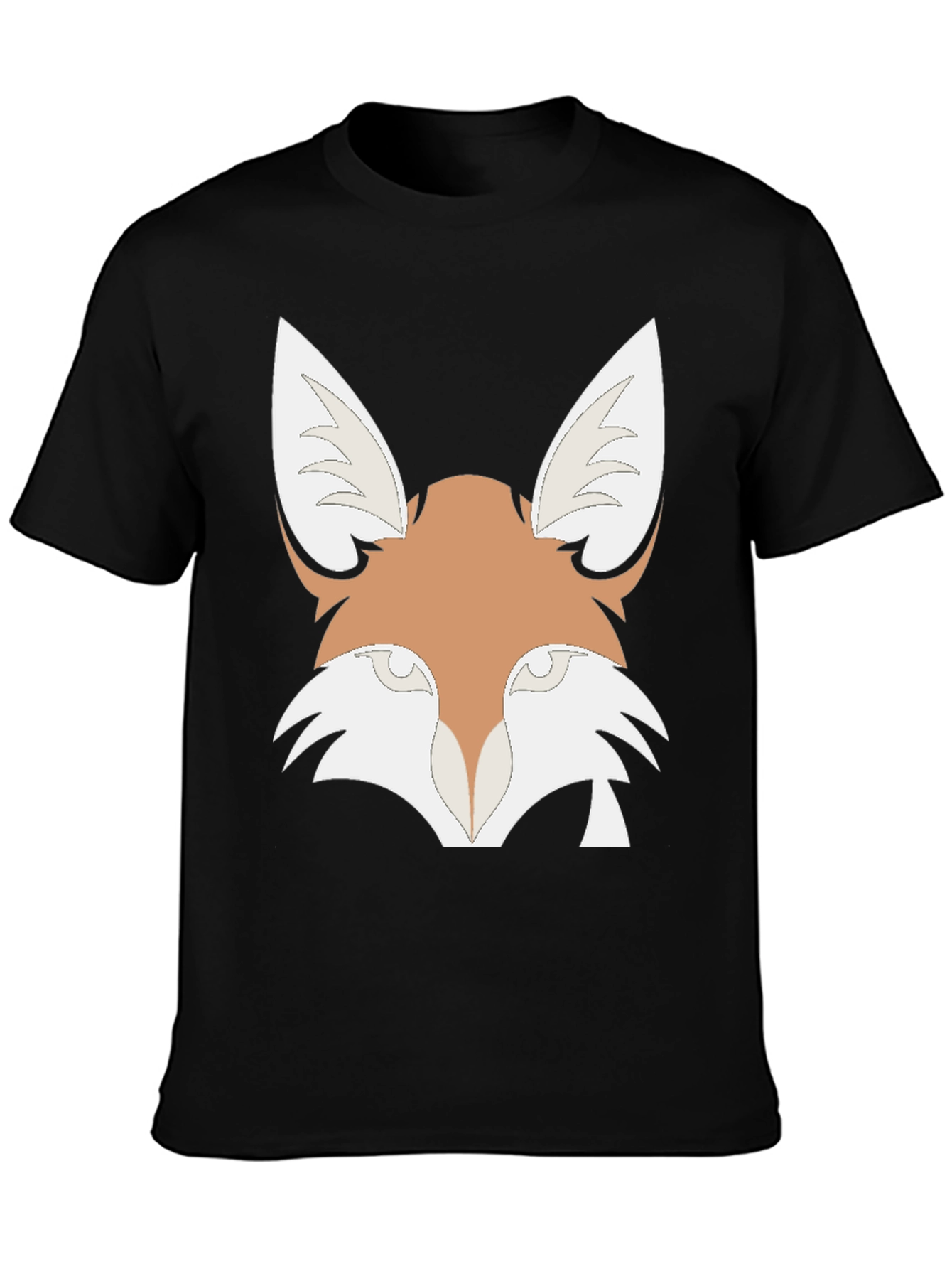 Black Fox Graphic Tee - Stylish Animal Print T-Shirt view 3