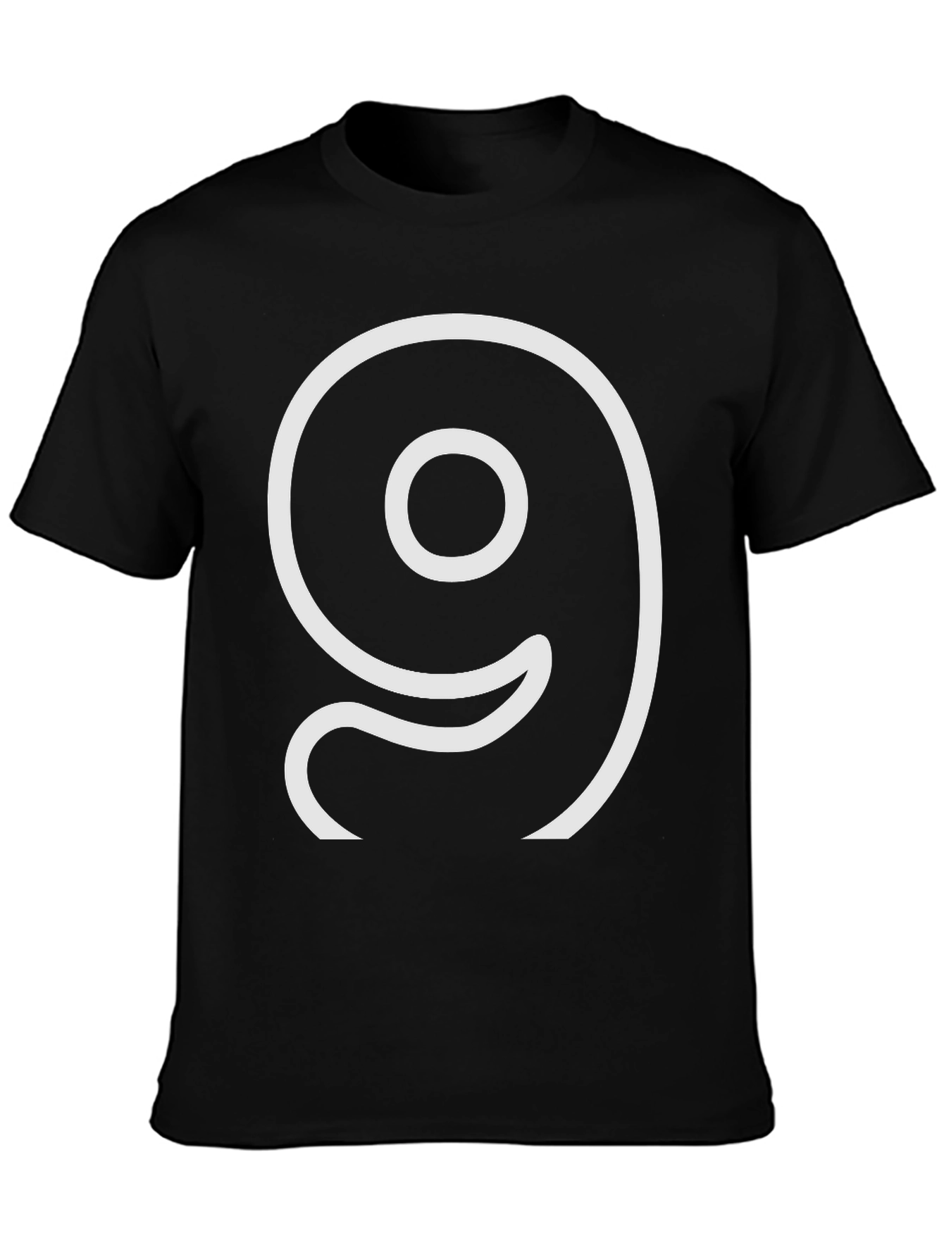 Black Number Nine Graphic Black Tee Shirt view 3