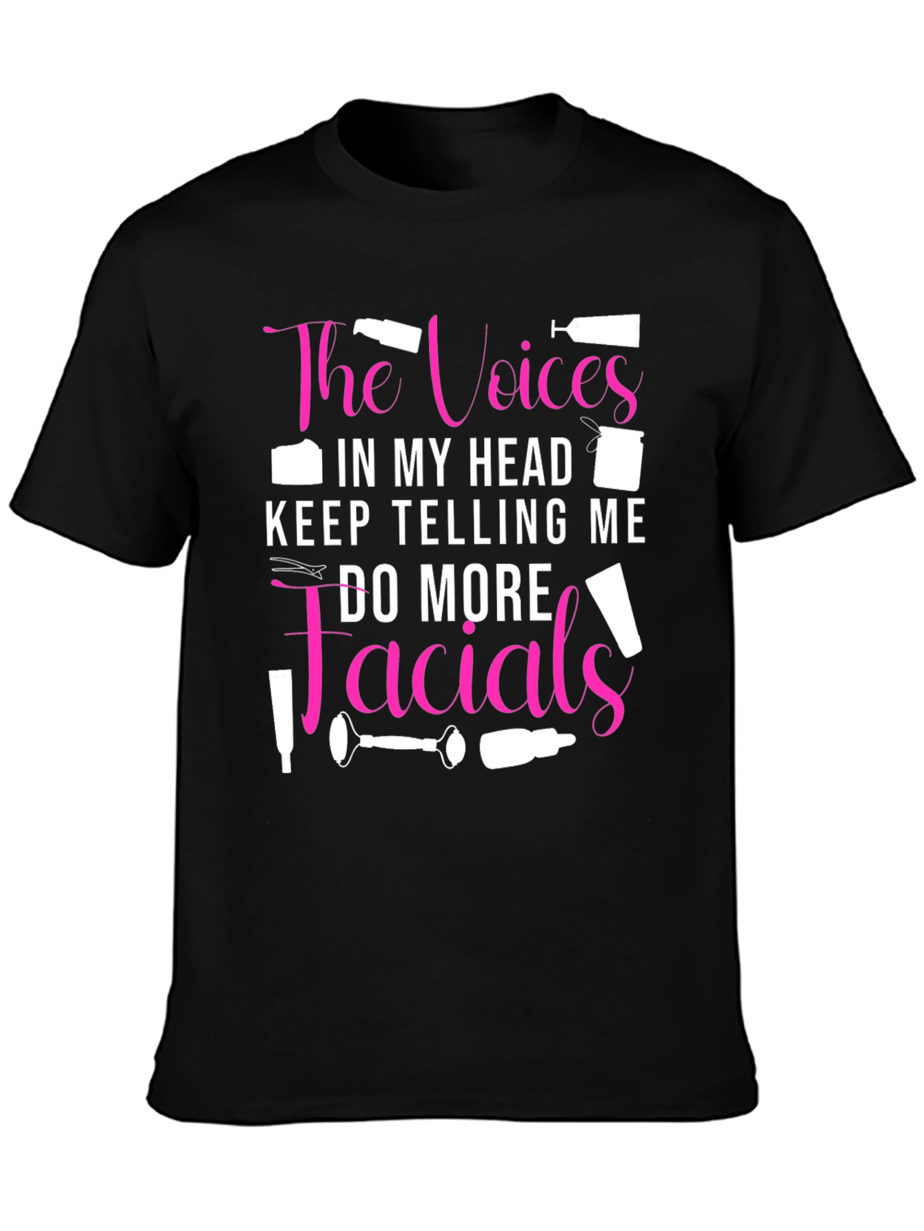 Voices in My Head Facials Graphic Tee - 3
