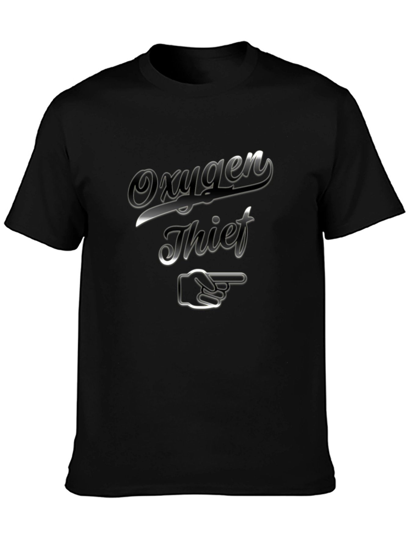 Black Oxygen Thief Graphic Novelty T-Shirt view 3