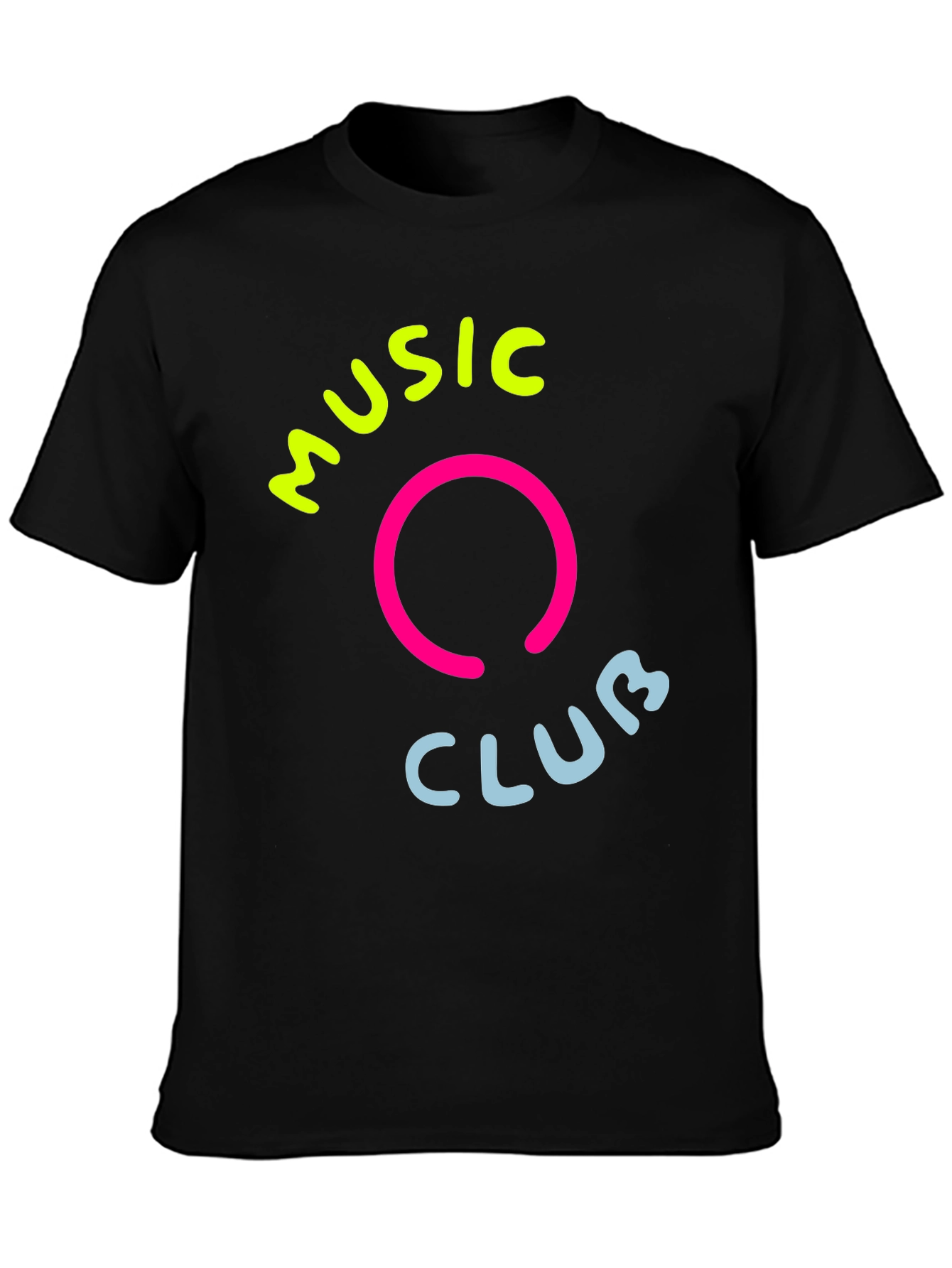 Black Music Club Graphic T-Shirt view 3