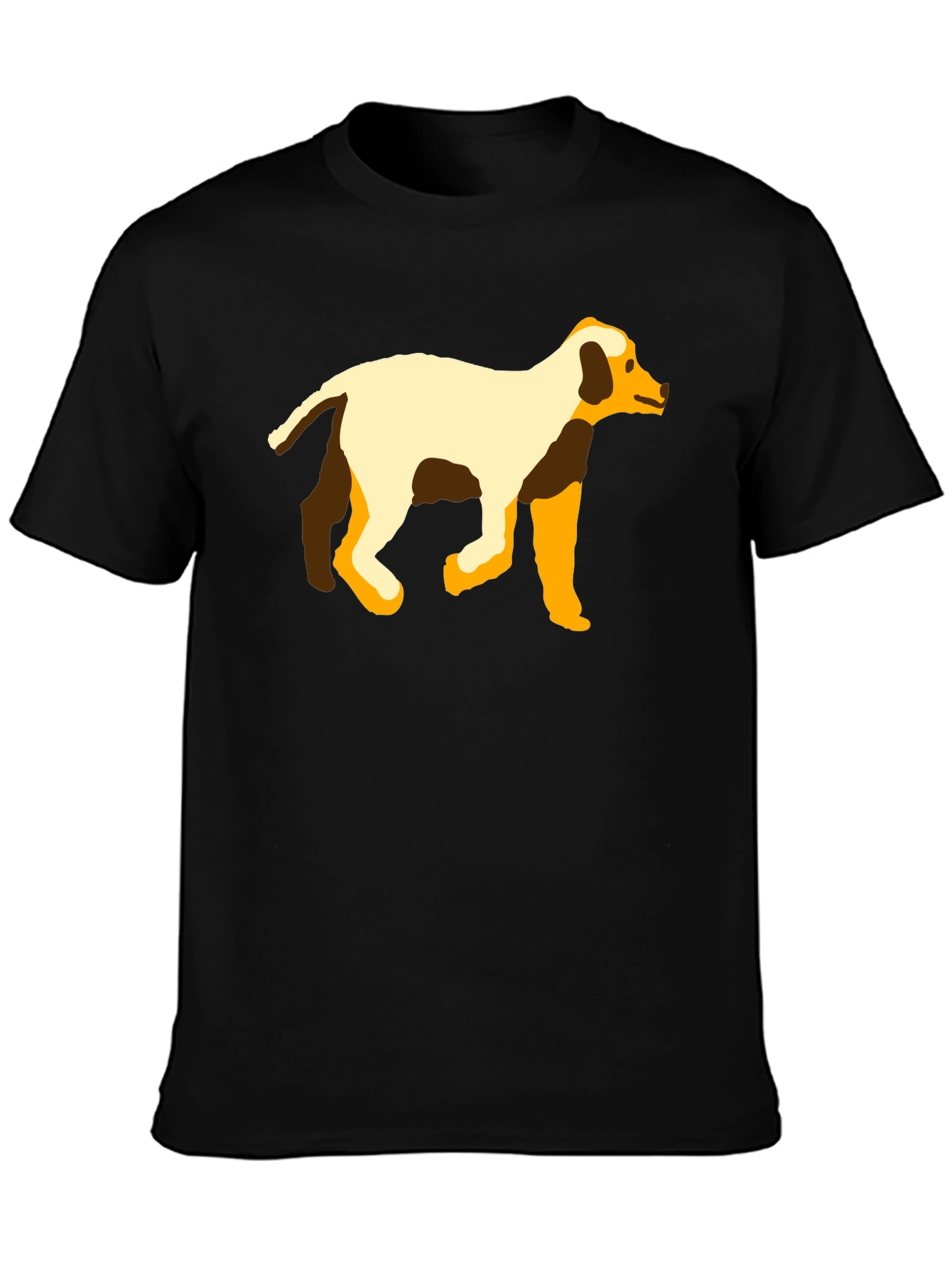Black Dog Graphic Black T-Shirt view 3