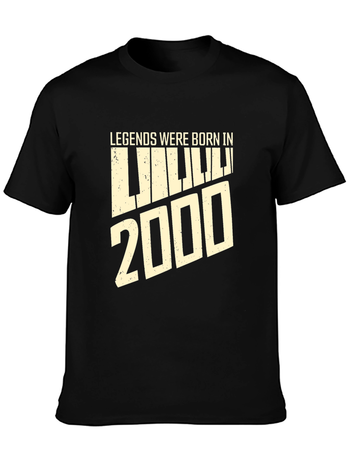 Black Legends Born in 2000 Graphic T-Shirt view 3