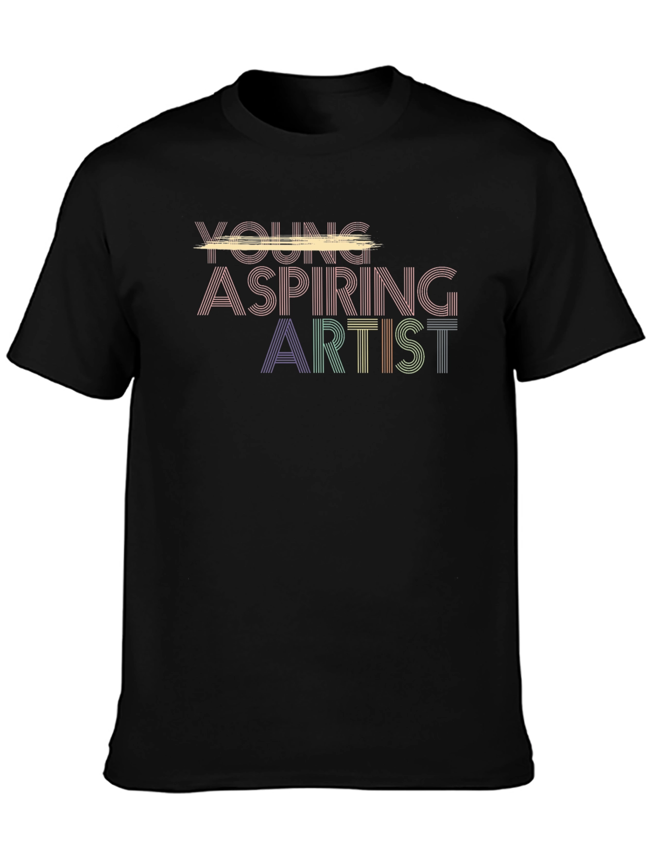 Young Aspiring Artist Graphic Tee - Retro Style - 3
