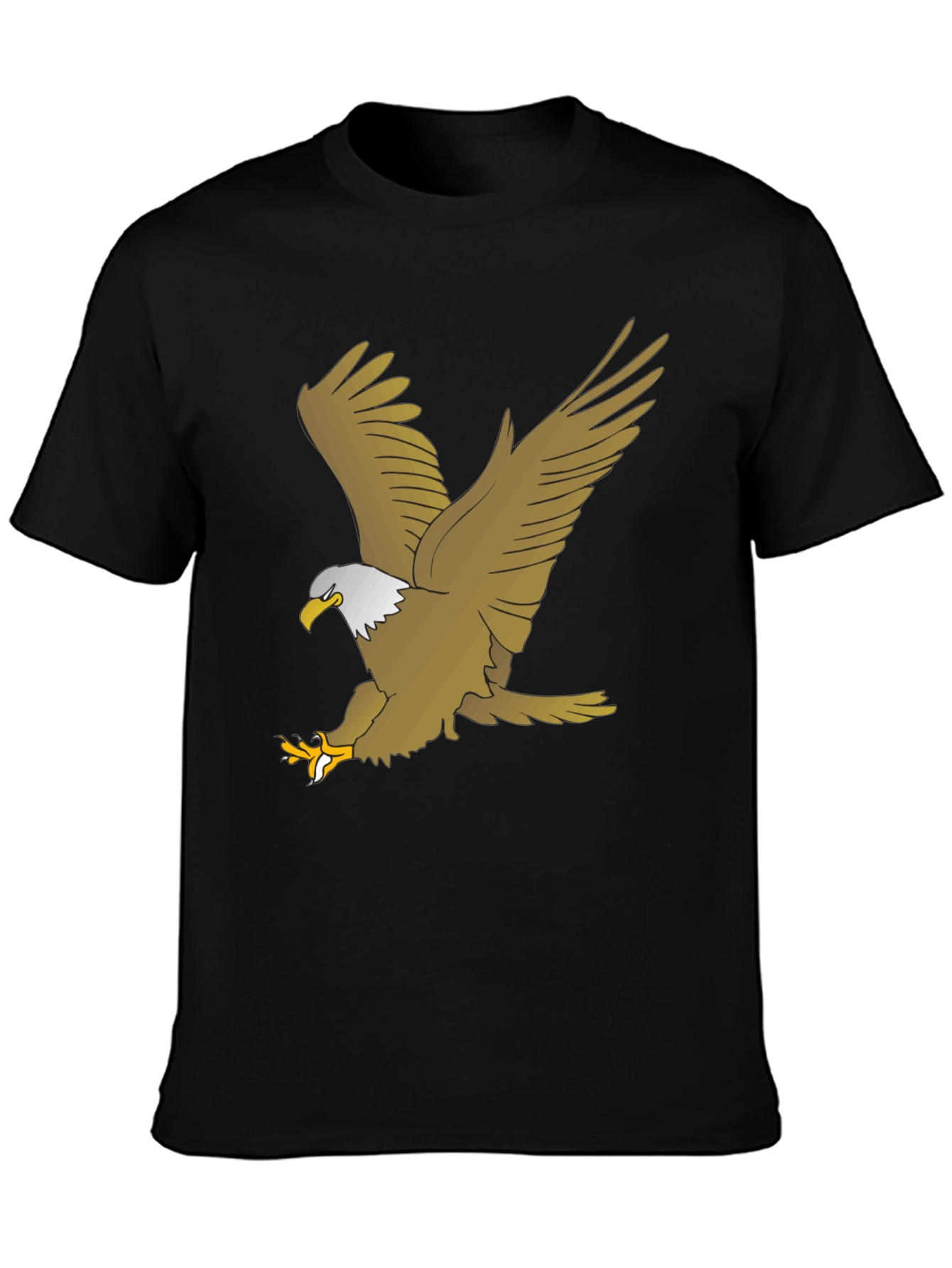 Black Eagle Graphic Black T-Shirt view 3