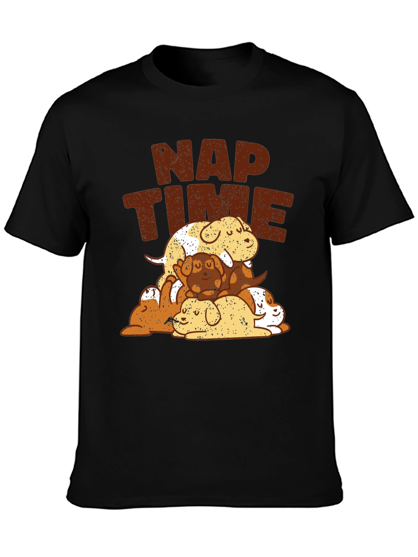 Black Nap Time Dogs Graphic Tee view 3