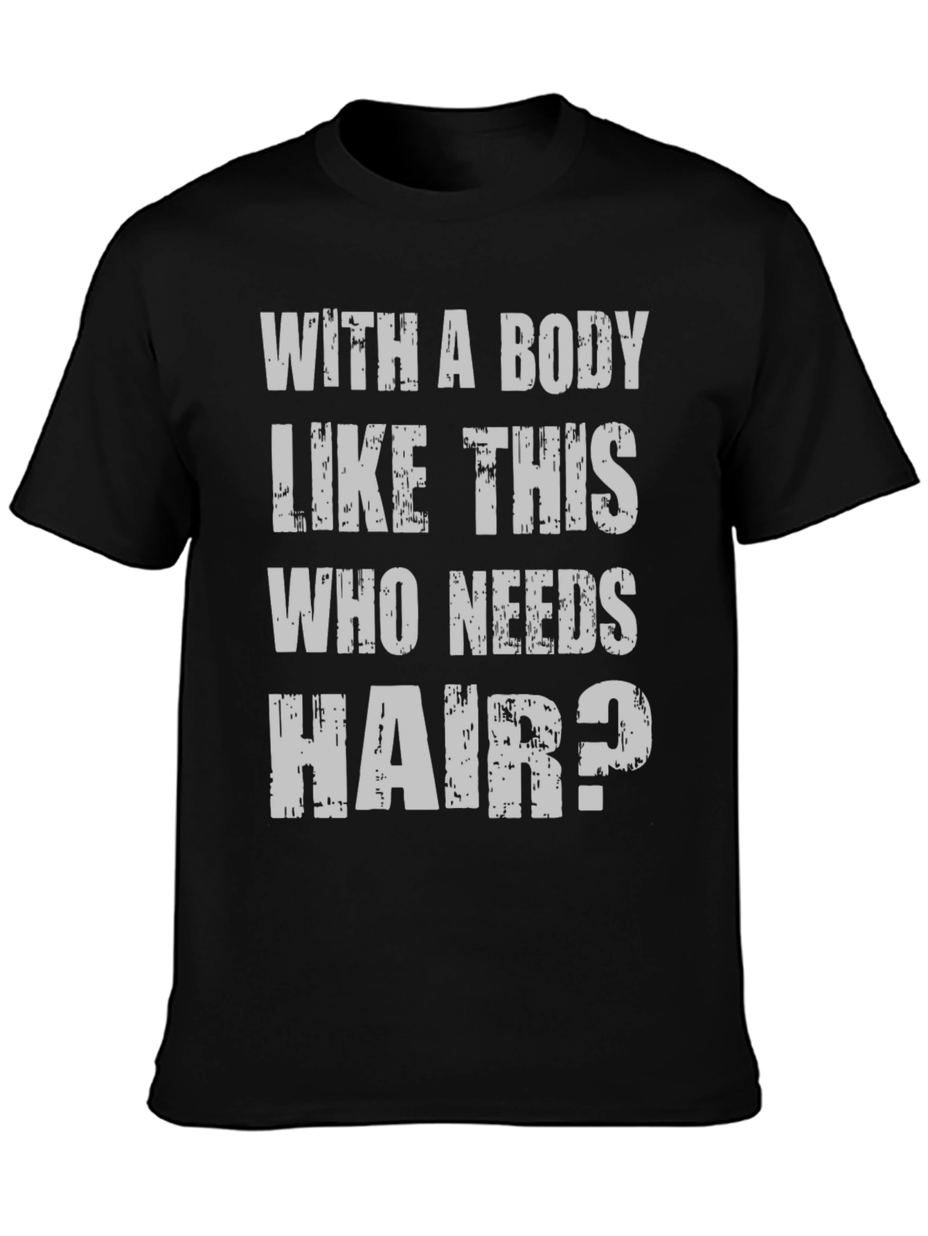Black Funny Body Like This Men's T-Shirt view 3