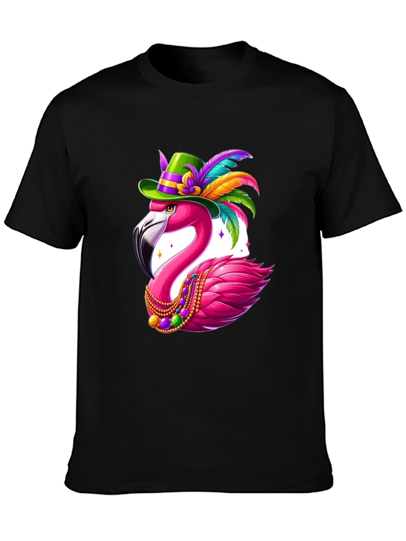 Festive Flamingo Graphic Tee - 3
