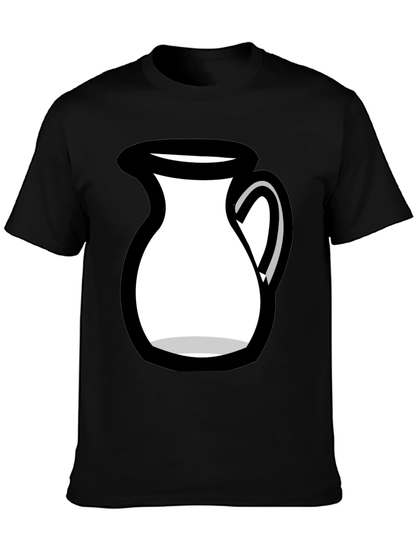 Black Milk Pitcher Graphic Tee - Unique Design view 3