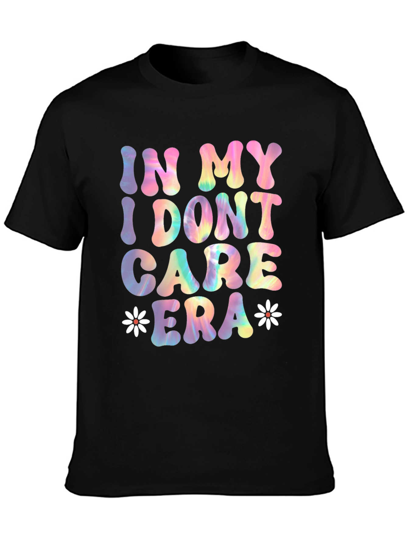 Black In My I Don't Care Era Tee view 3