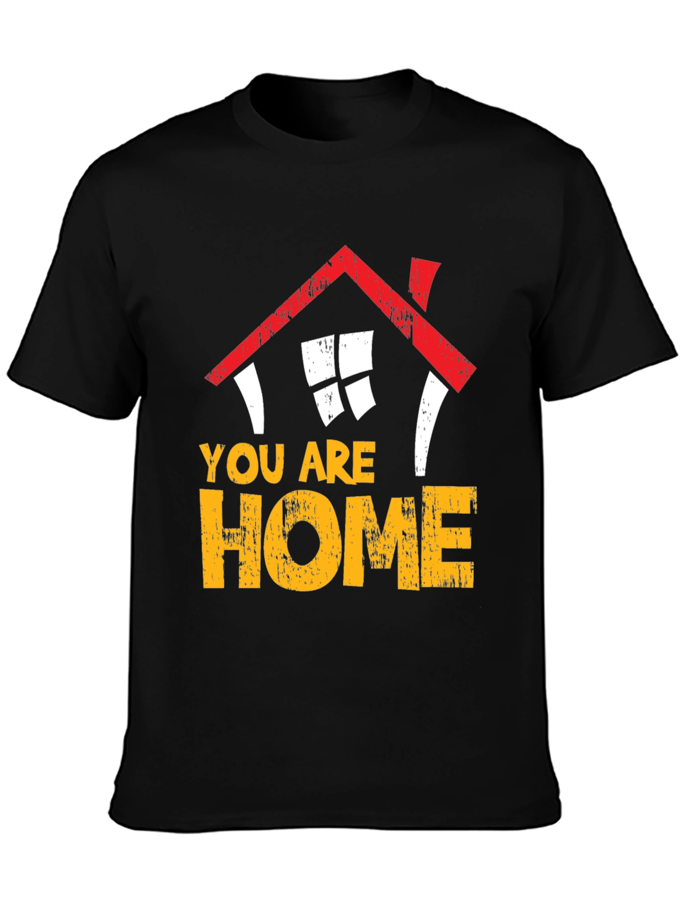 Black You Are Home Graphic Tee view 3