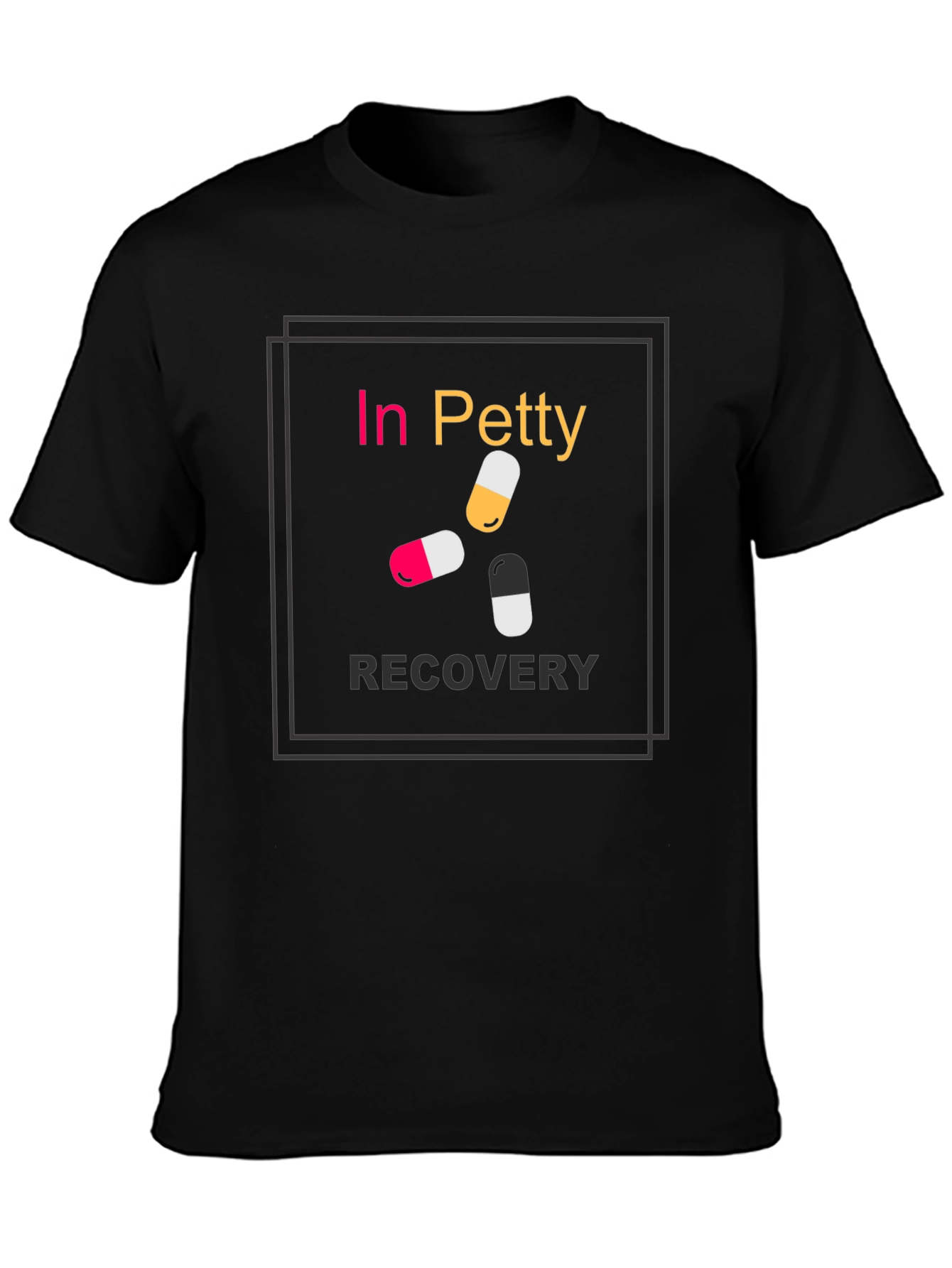 Black In Petty Recovery Graphic T-Shirt view 3