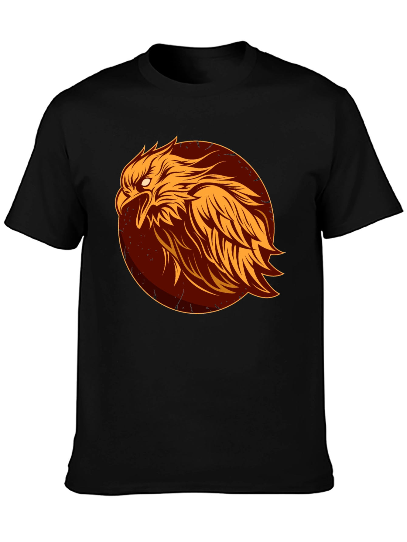 Black Eagle Graphic Tee - Bold Bird Design view 3