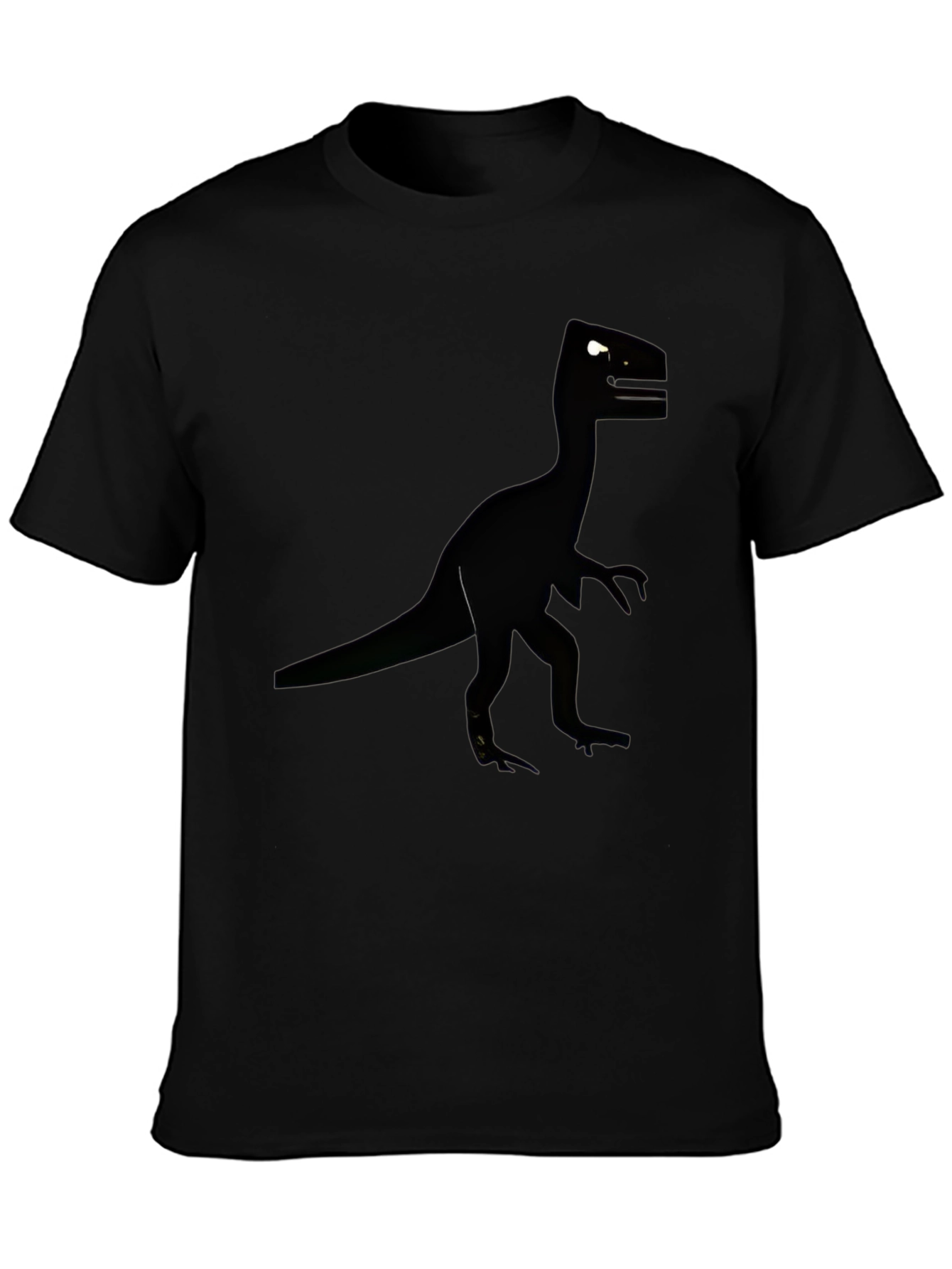 Black Black Dinosaur T-Shirt for Men view 3