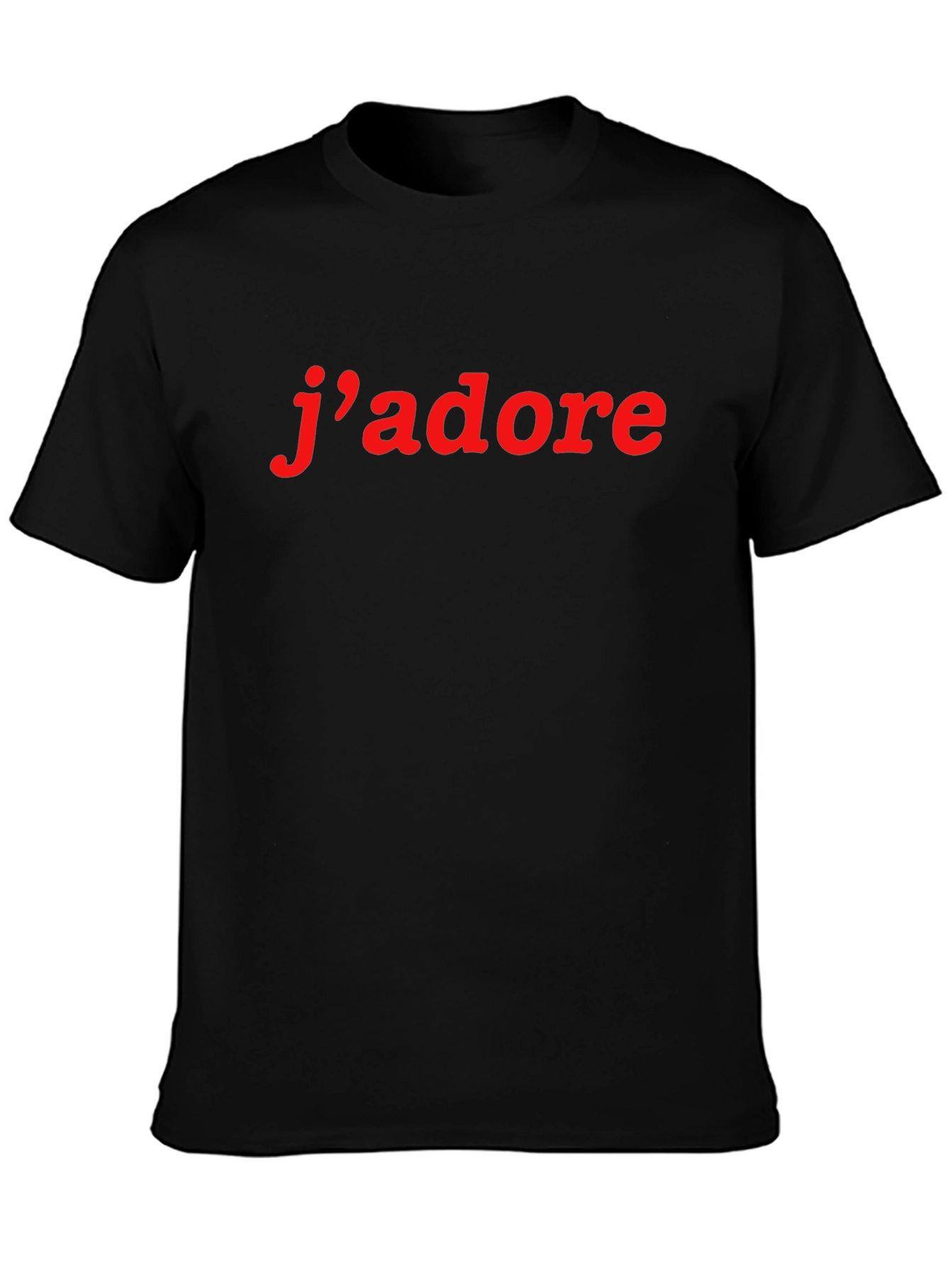 Black J'adore Graphic T-Shirt - Trendy Casual Tee view 3