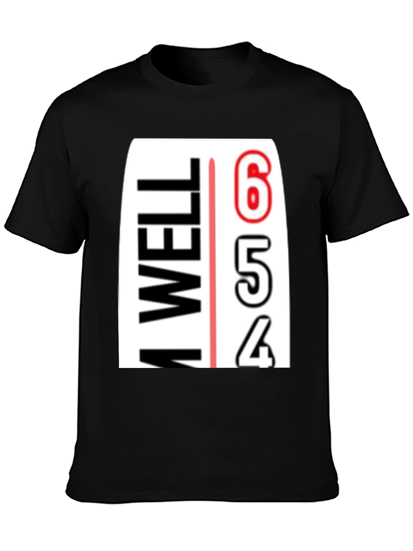 Black I'm Well Countdown T-Shirt - Funny Graphic Tee view 3