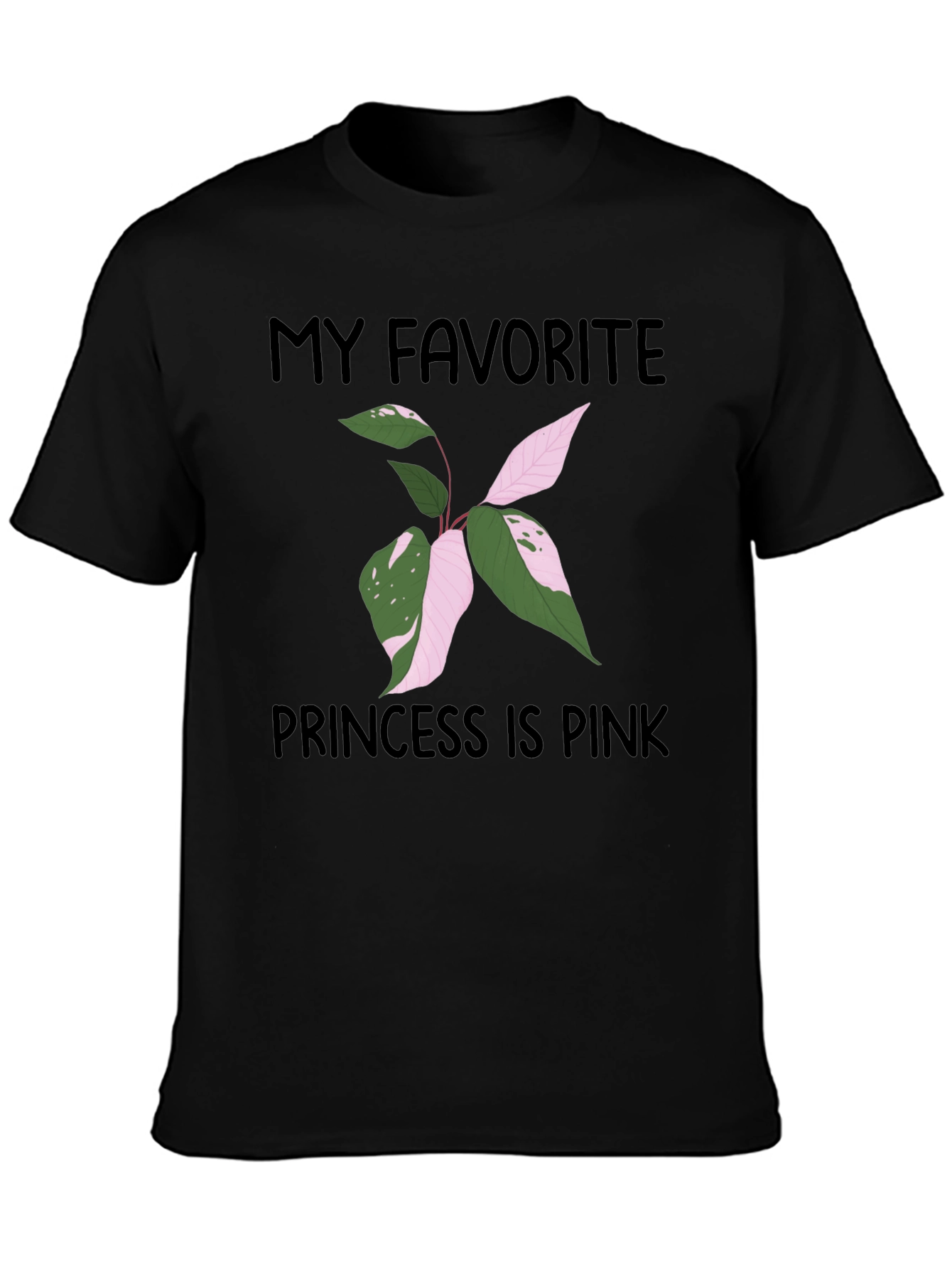 Black Princess is Pink T-Shirt view 3