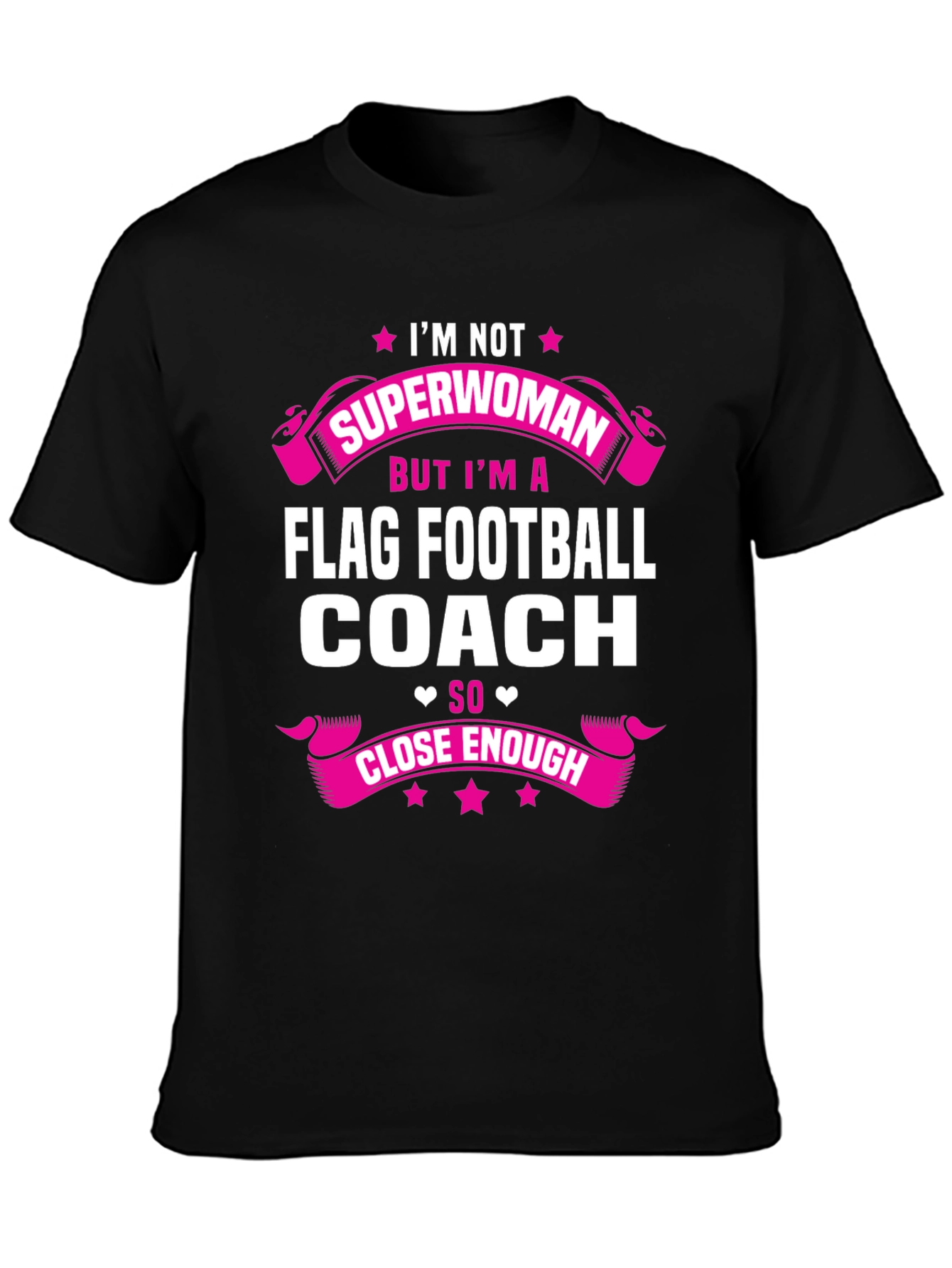 Black Flag Football Coach Graphic Tee view 3