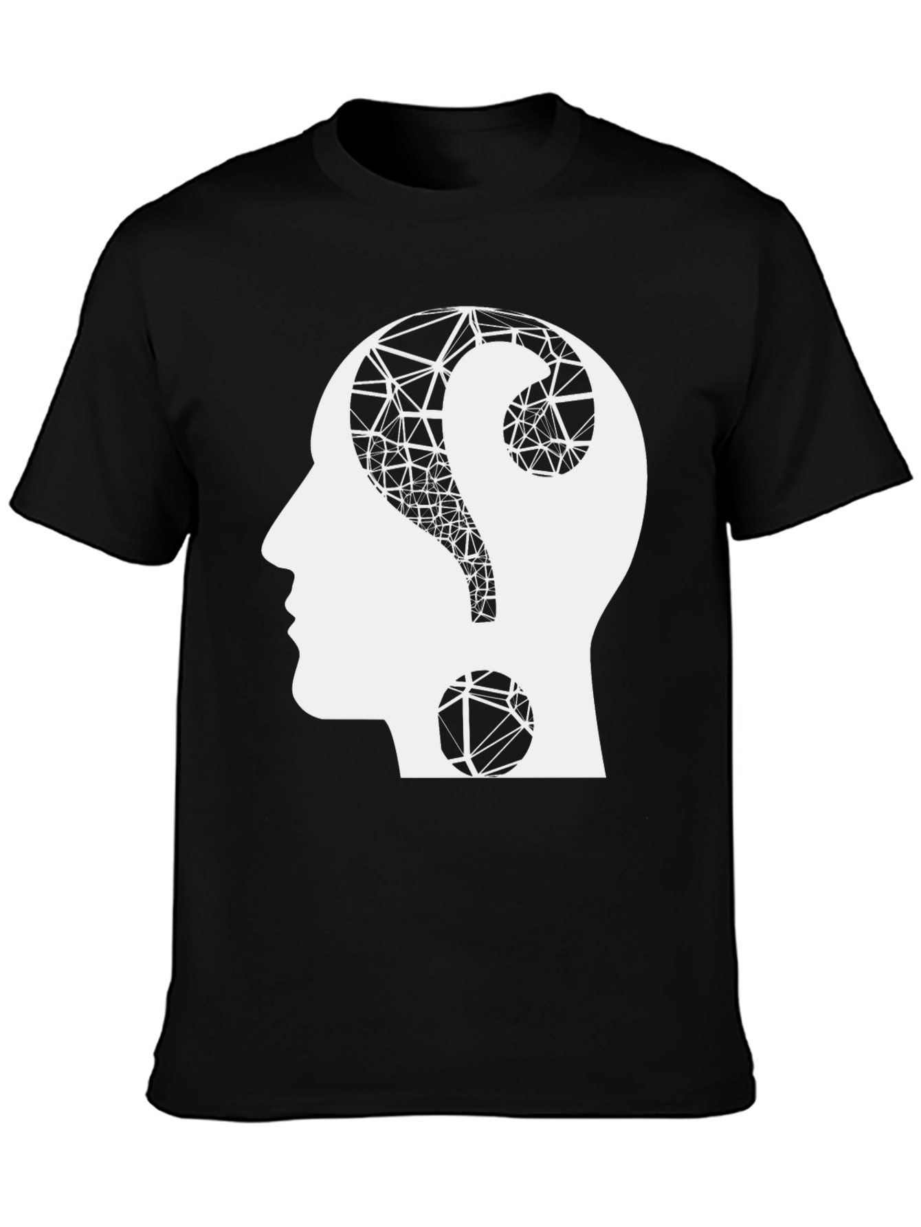 Black Intriguing Mind T-Shirt - Question Your Reality view 3