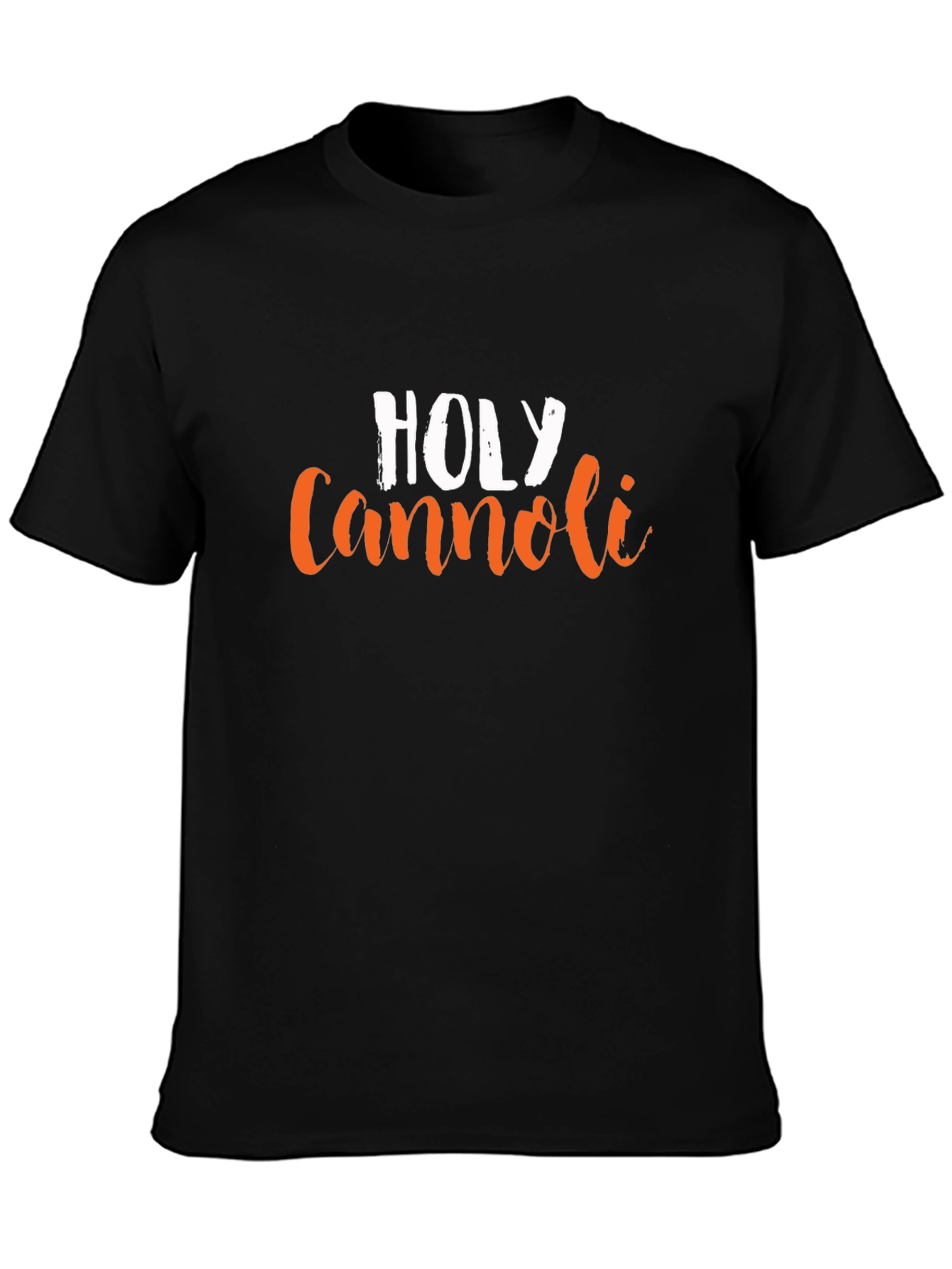 Black Holy Cannoli T-Shirt - Unique Graphic Tee view 3