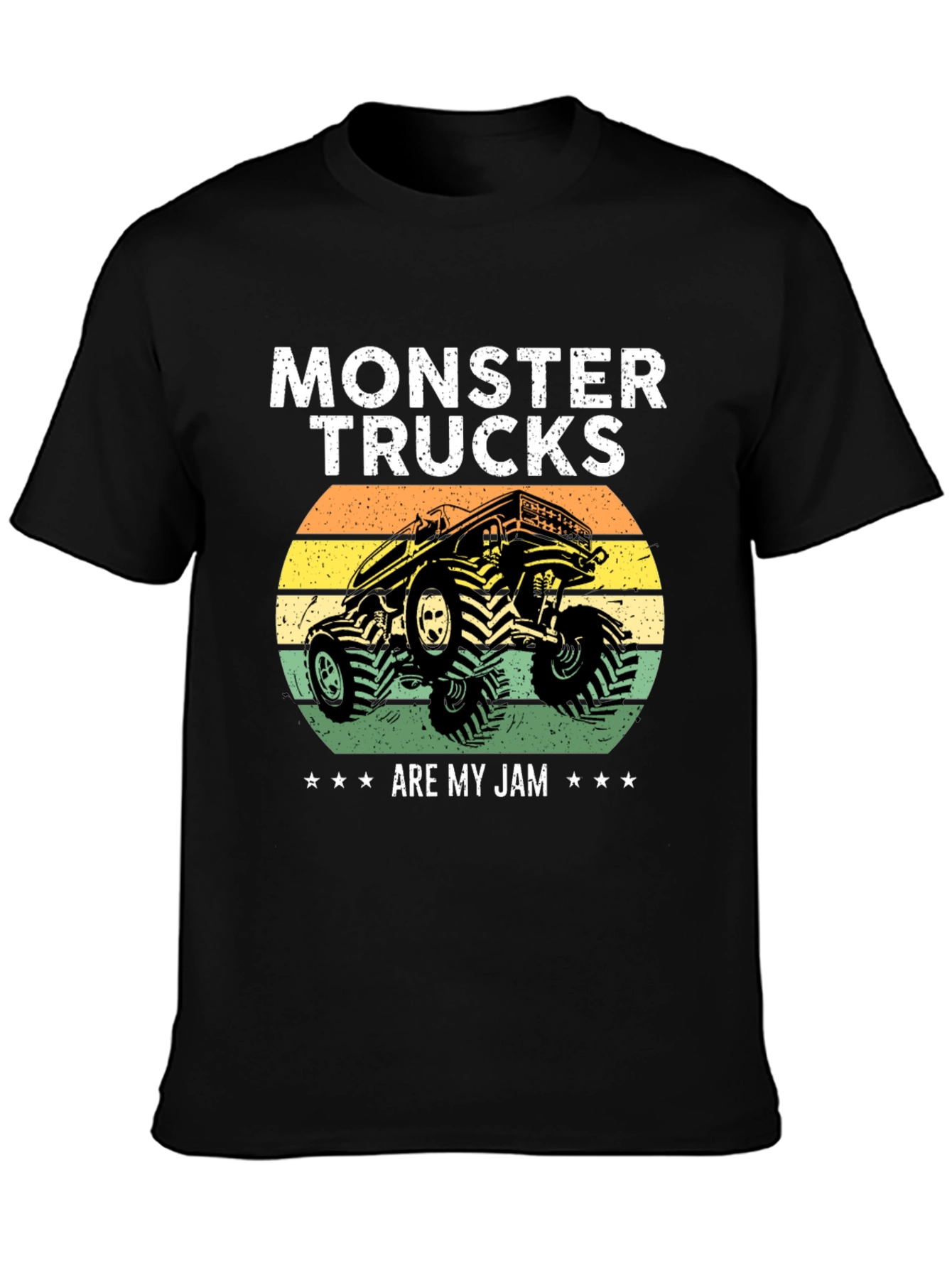 Black Monster Truck Graphic Tee view 3