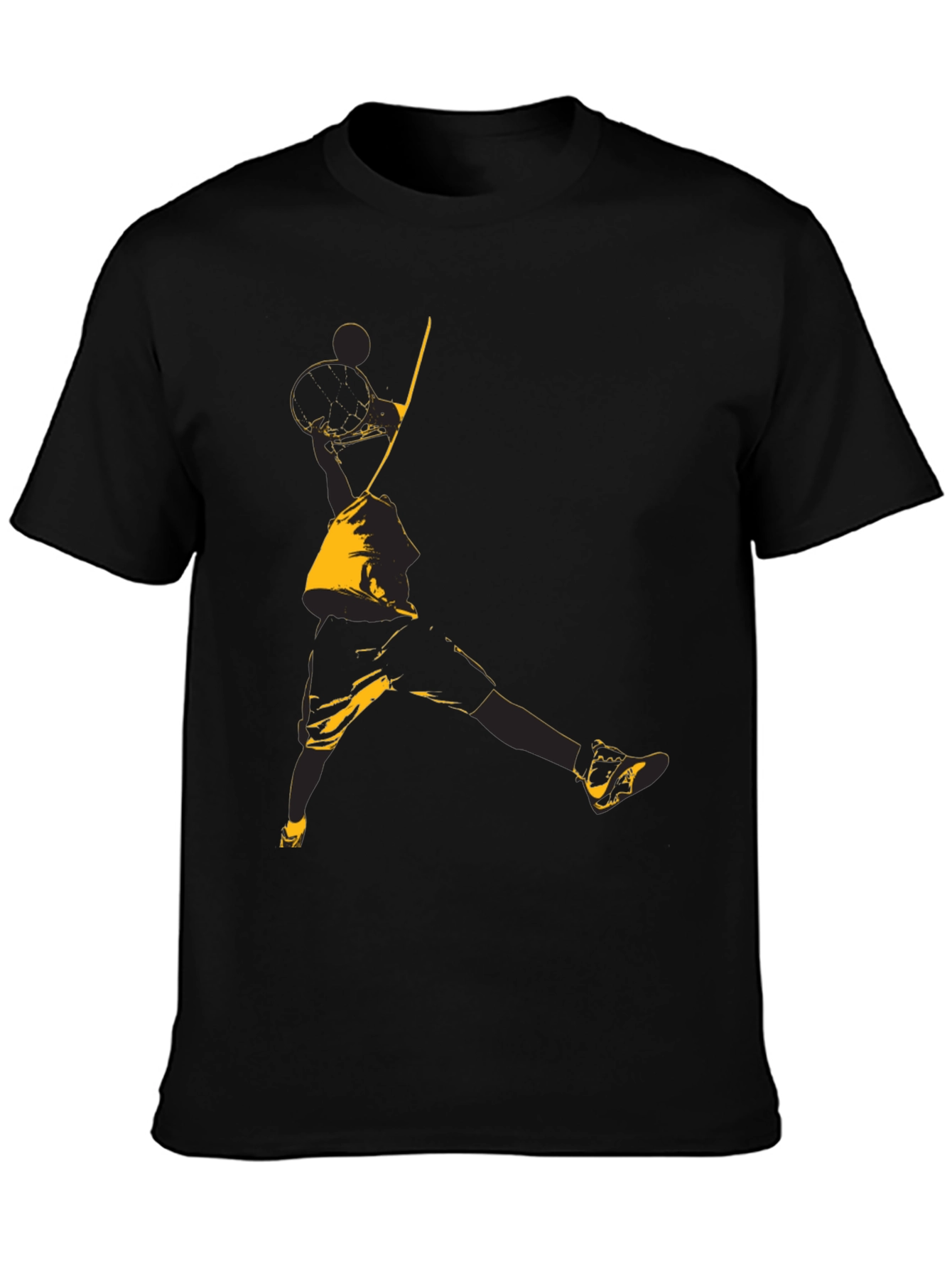 Black Black Basketball Graphic Tee view 3