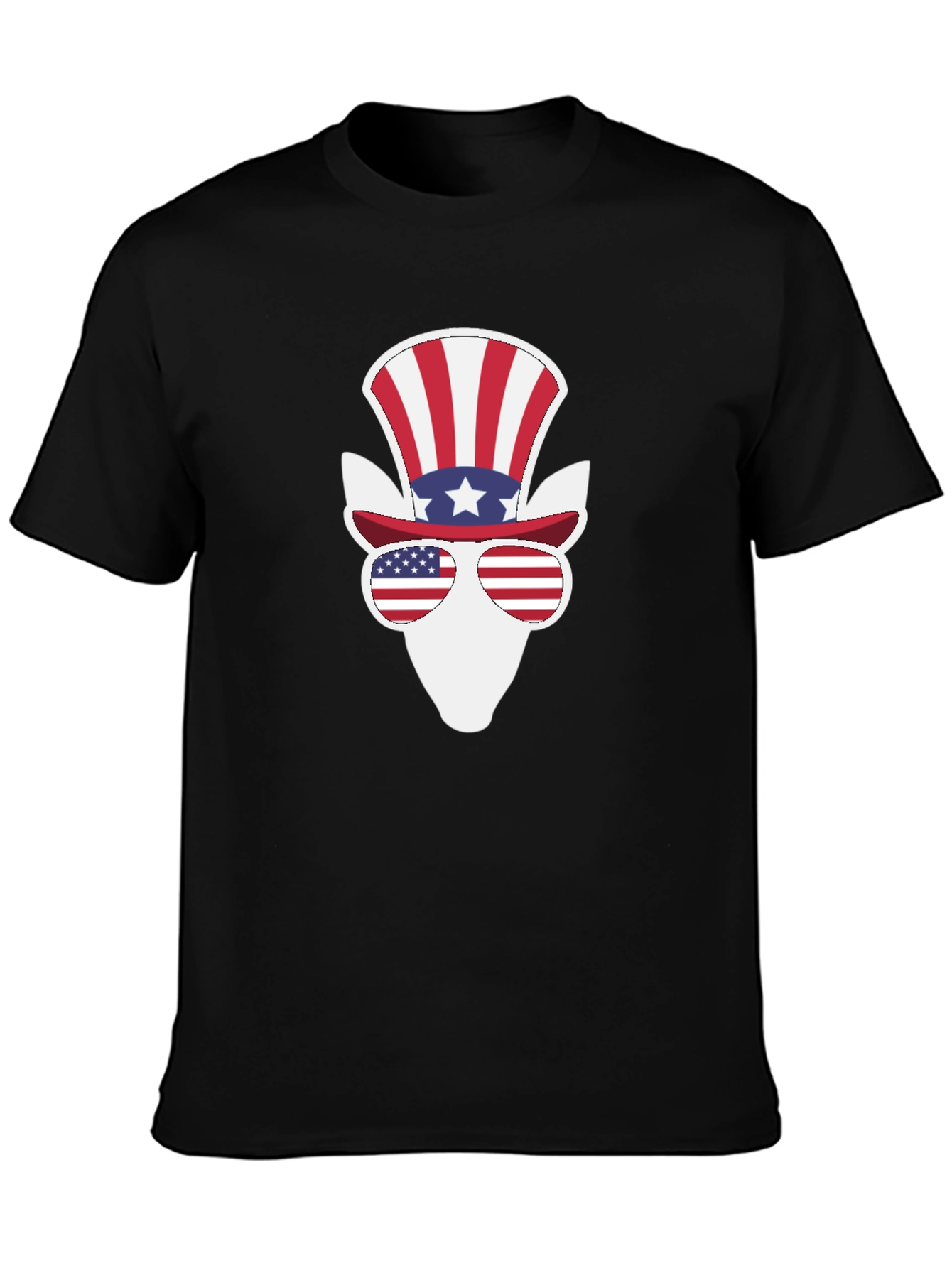 Black Patriotic Donkey T-Shirt - USA Pride! view 3