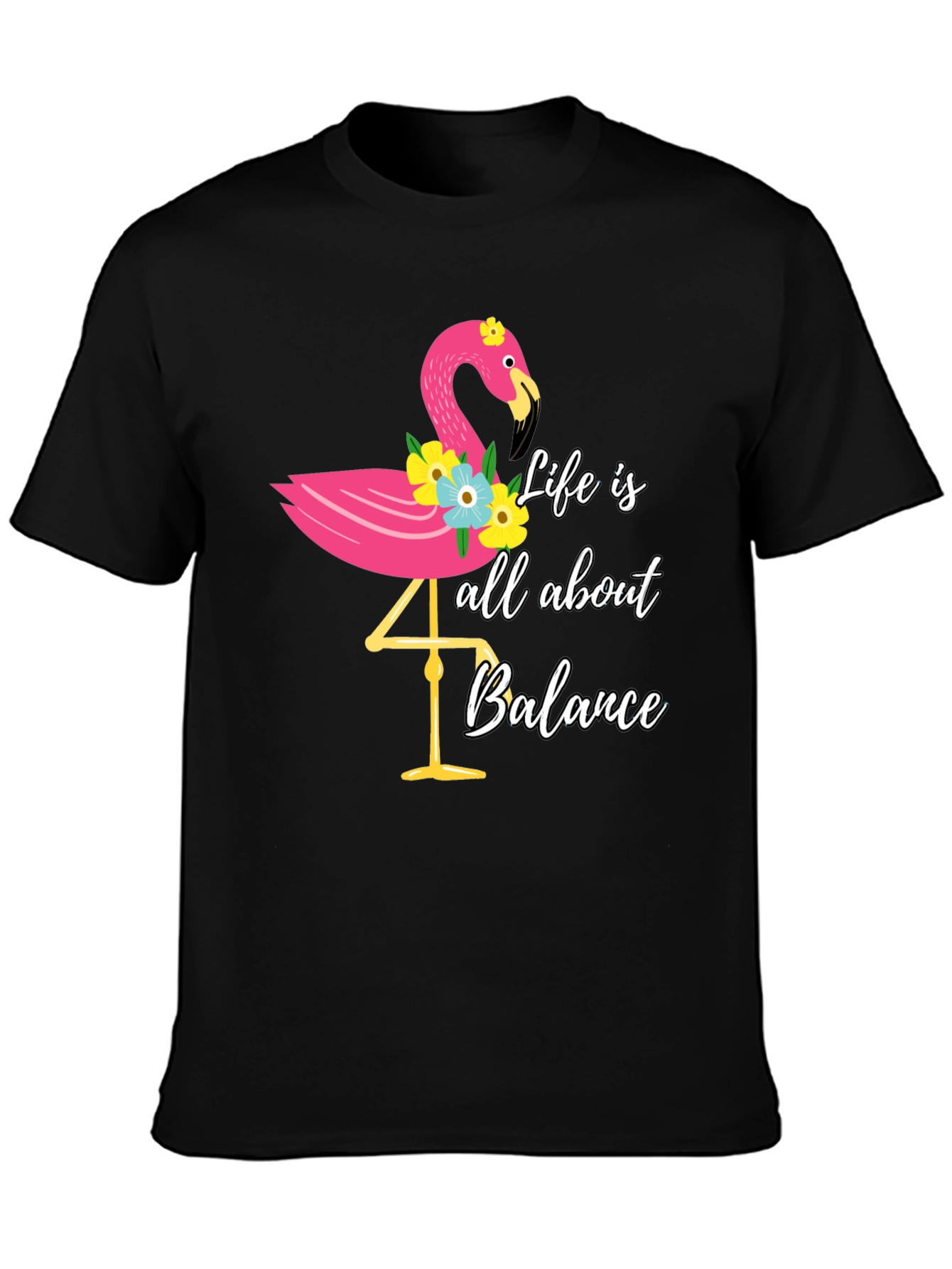Black Life is all about Balance T-Shirt view 3