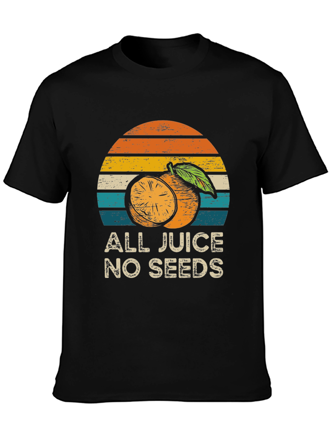 Black All Juice No Seeds Graphic Tee view 3