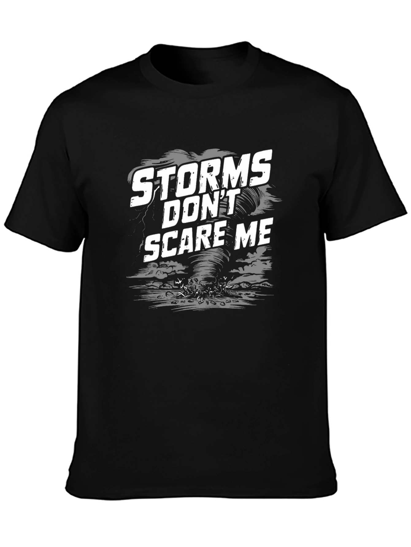 Black Storms Don't Scare Me Graphic Tee view 3