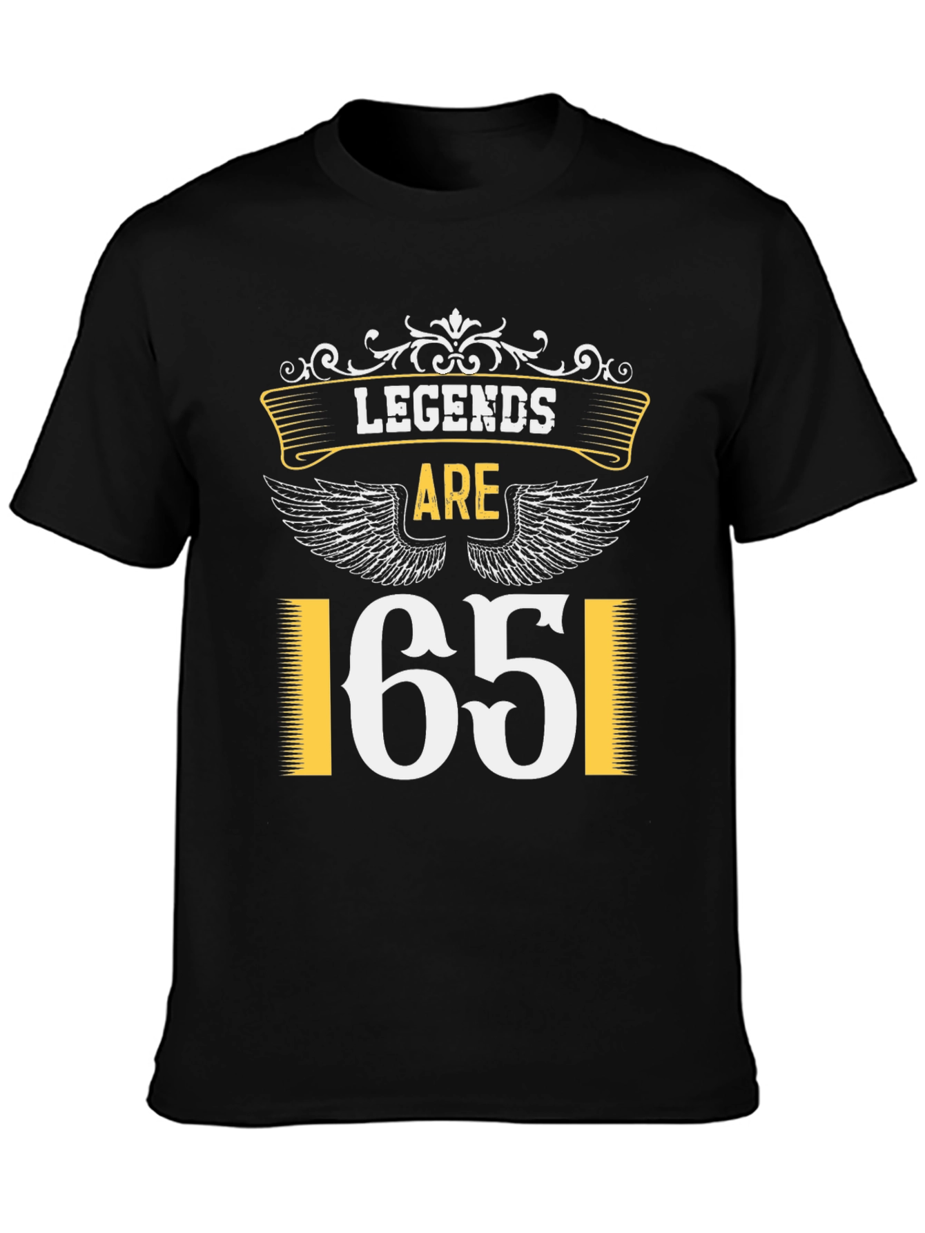 Black Legends Are 65 T-Shirt view 3