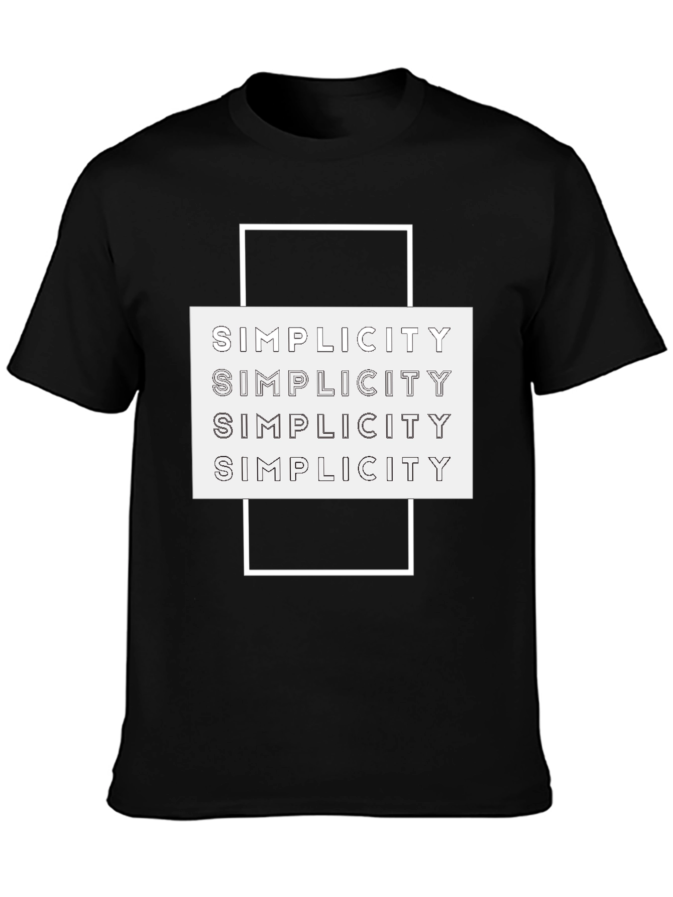 Simplicity Graphic Tee | Stylish Minimalist T-Shirt - 3