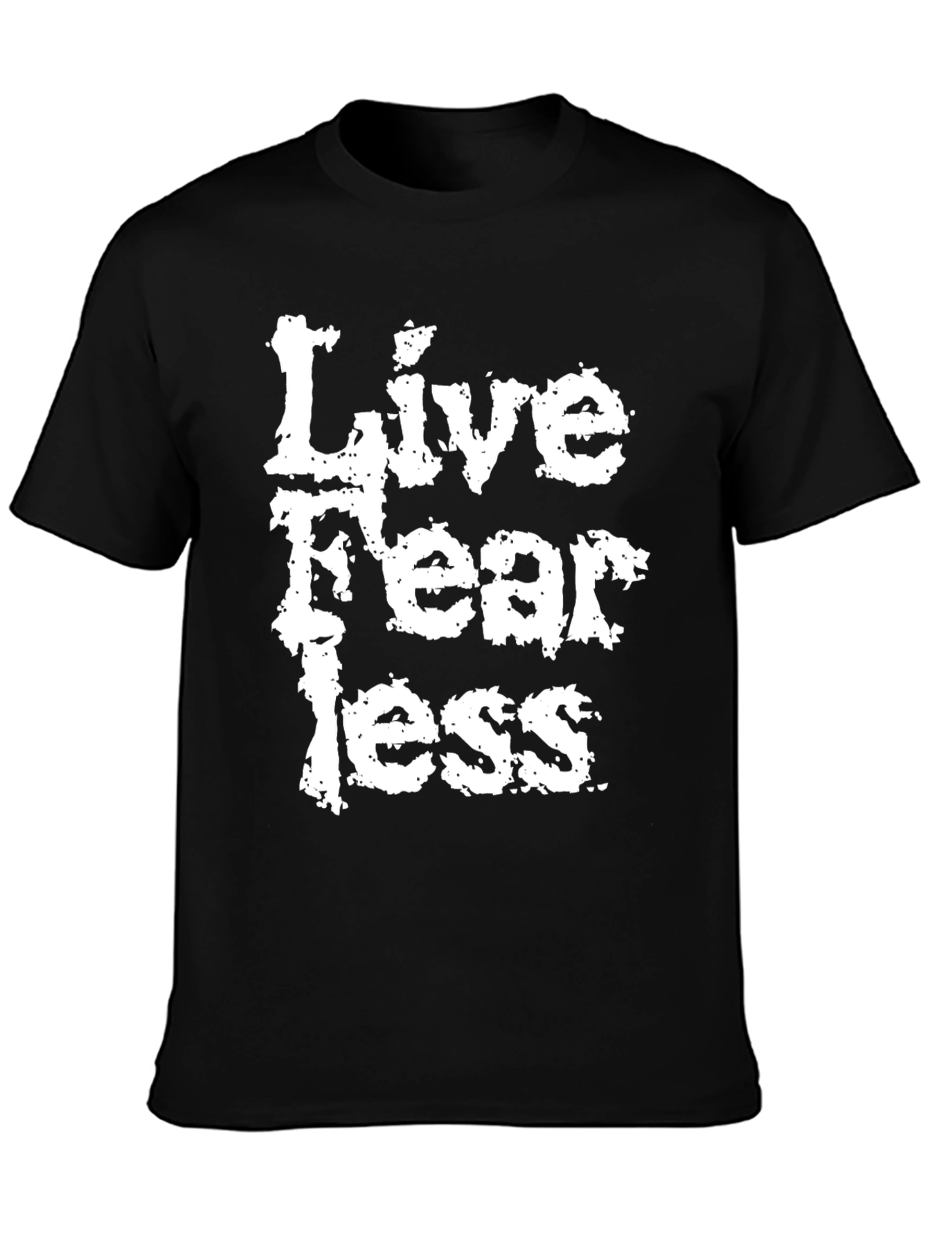 Black Live Fearless Graphic T-Shirt view 3