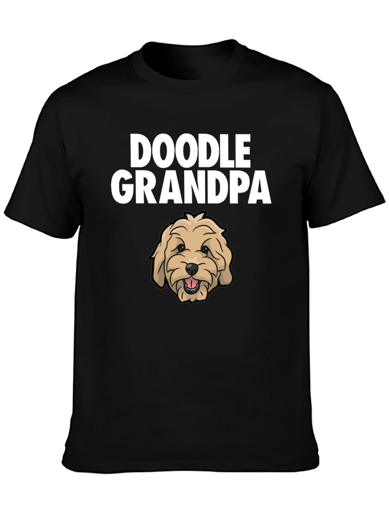 Doodle Grandpa T-Shirt - Cute Dog Graphic Tee - 3