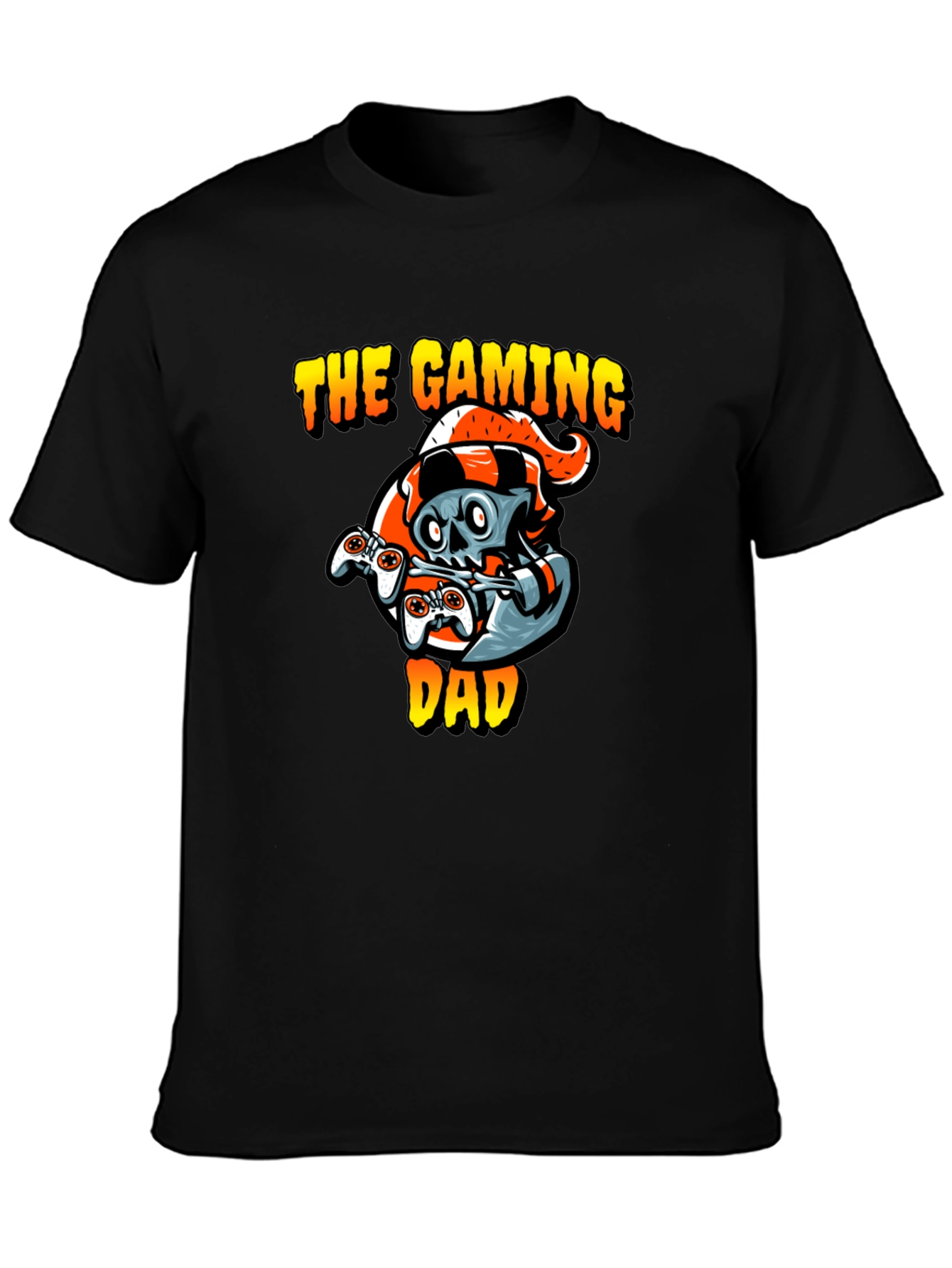 Gaming Dad T-Shirt - Gamer Skull Design - 3
