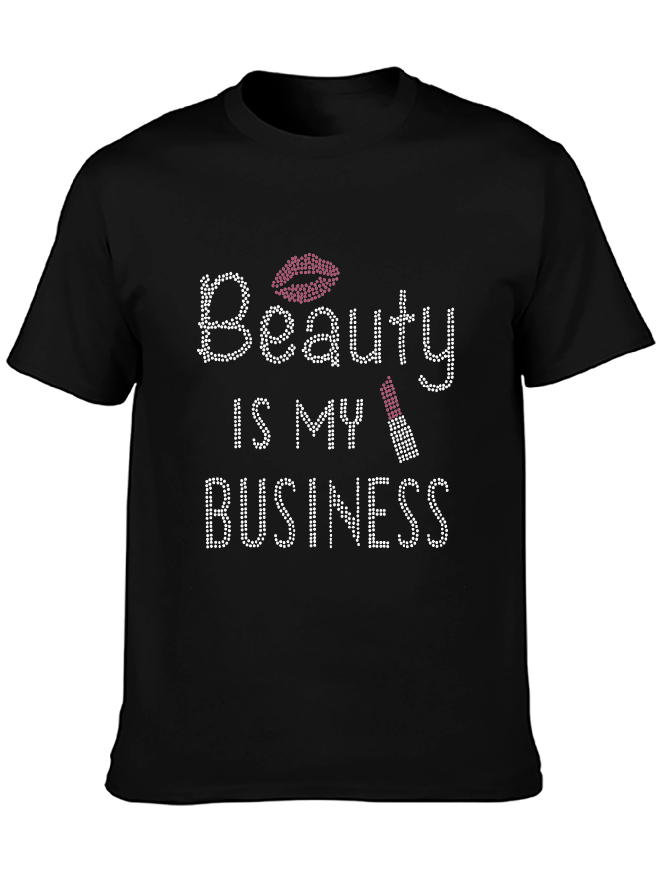 Black Beauty Is My Business Rhinestone T-Shirt view 3