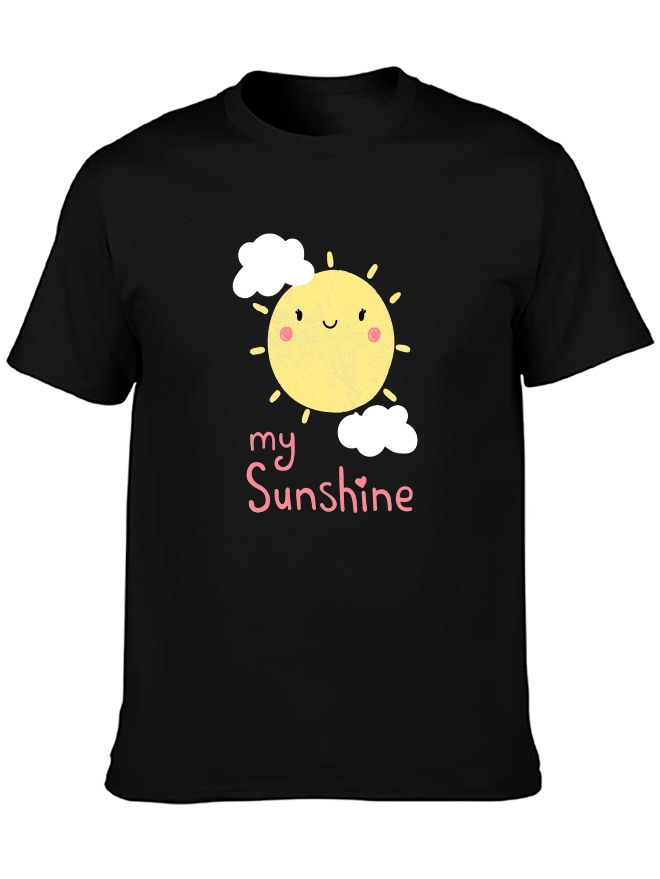 Black My Sunshine Graphic Tee - Men's Black T-Shirt view 3