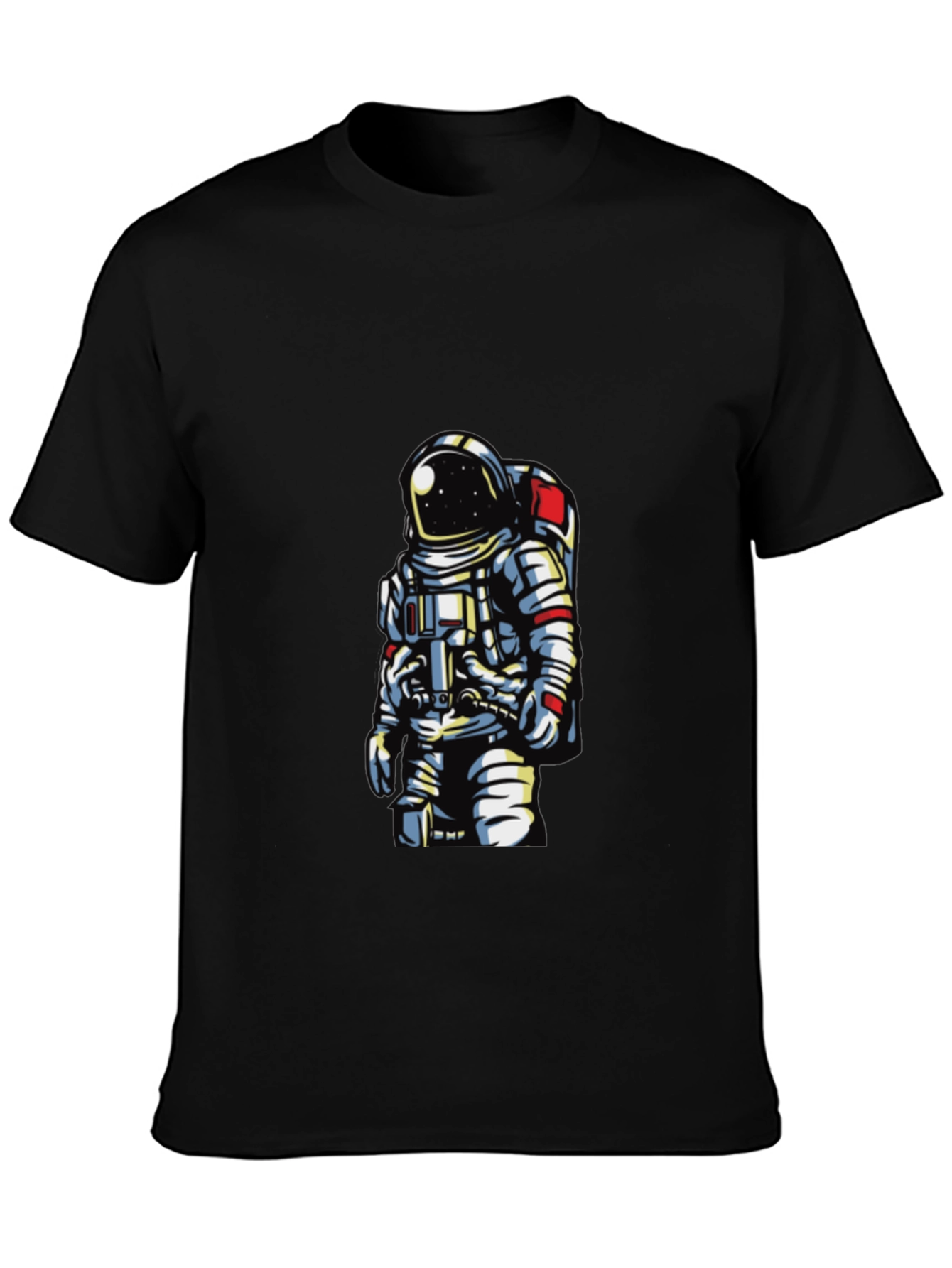 Black Astronaut Graphic Tee - Explore in Style view 3