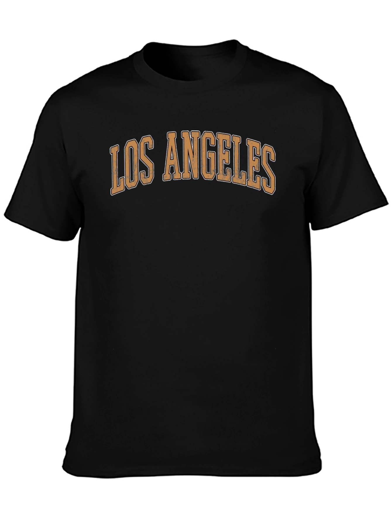 Black Los Angeles Black Graphic Tee - Stylish City Pride view 3