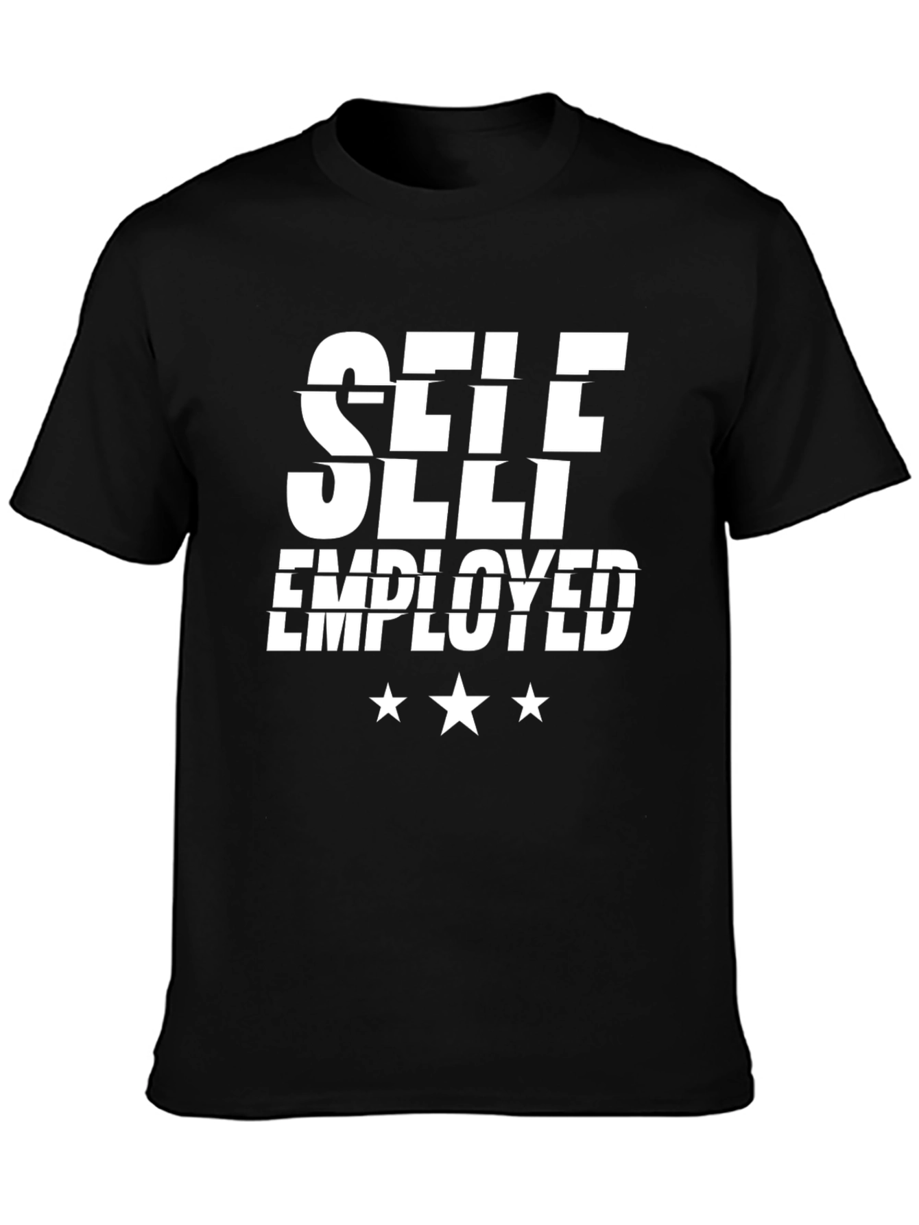 Self Employed Black Graphic Tee - 3